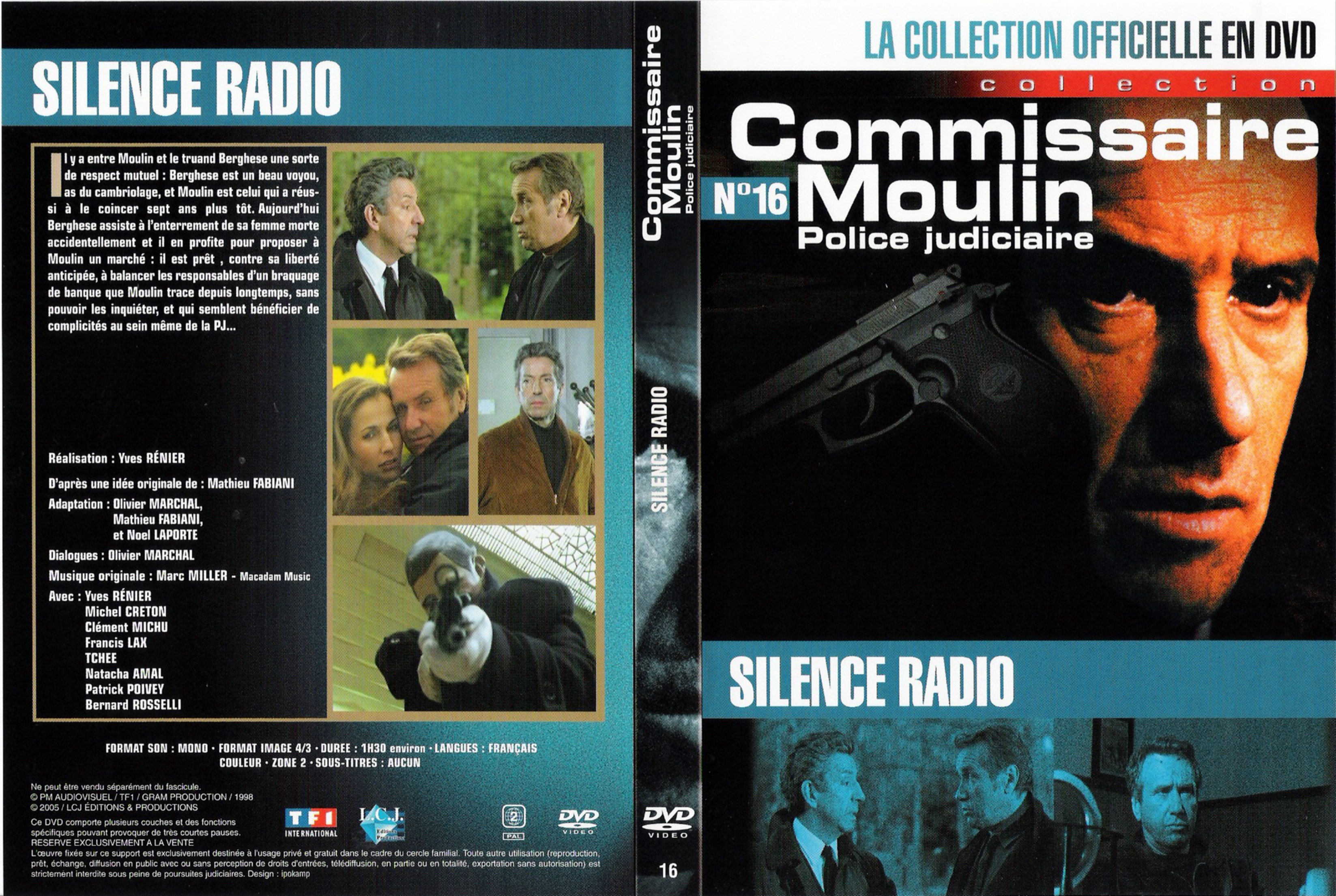 Jaquette DVD Commissaire Moulin - Silence radio