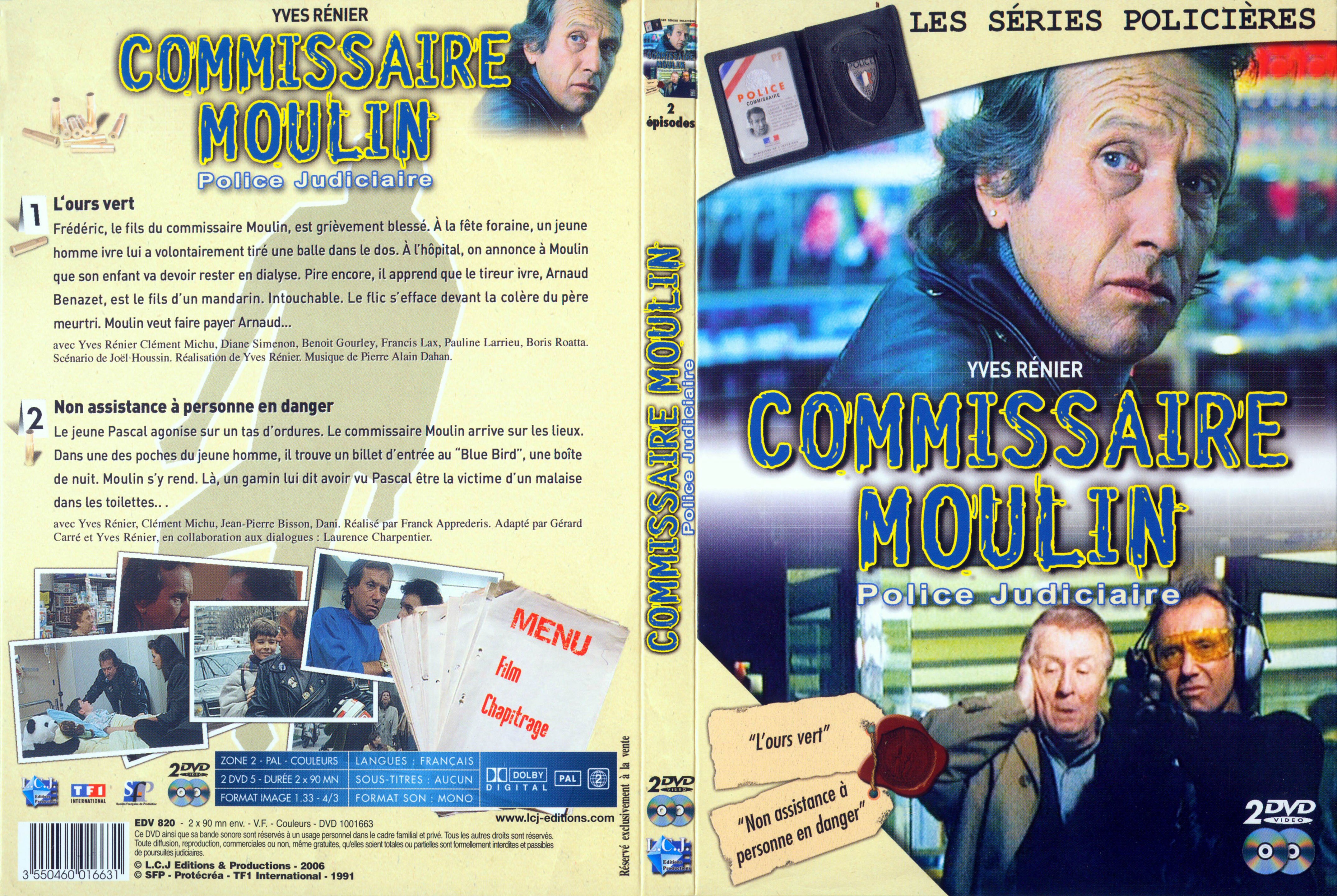 Jaquette DVD Commissaire Moulin - l