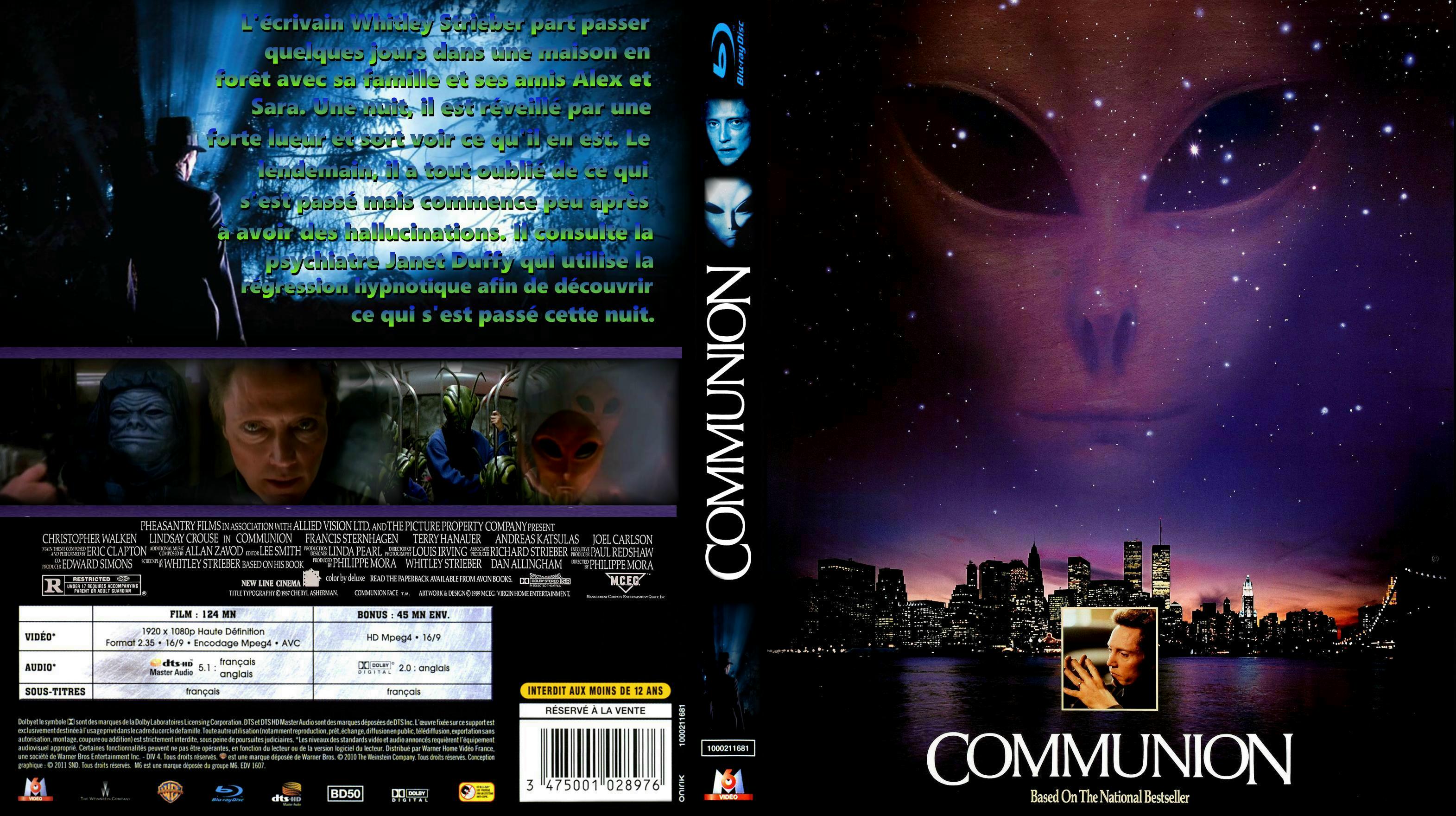 Jaquette DVD Communion custom (BLU-RAY)