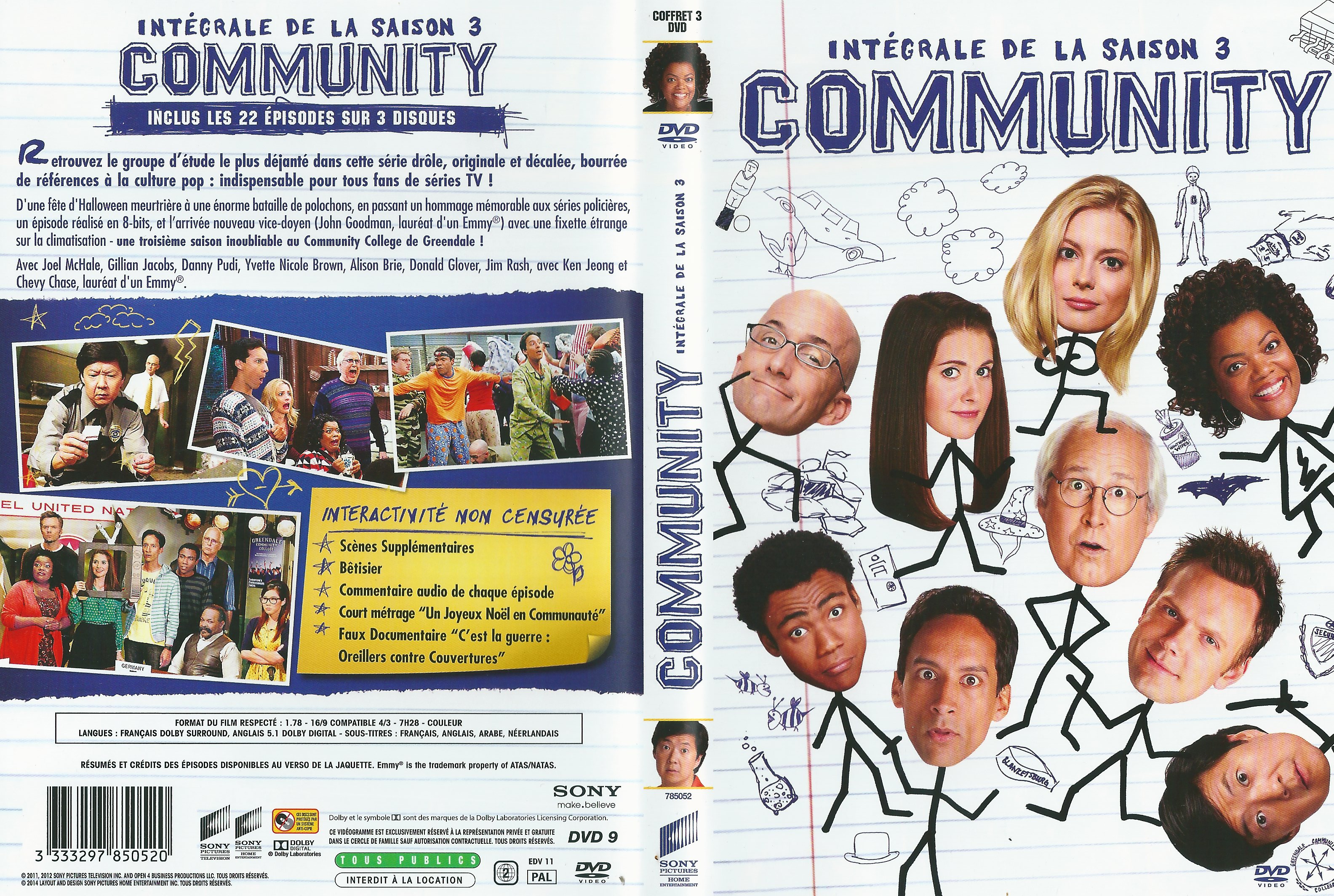 Jaquette DVD Community Saison 3 COFFRET