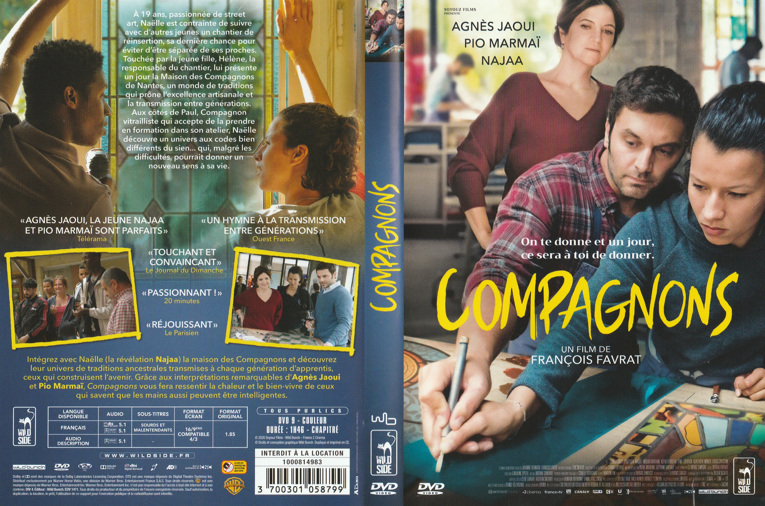 Jaquette DVD Compagnons