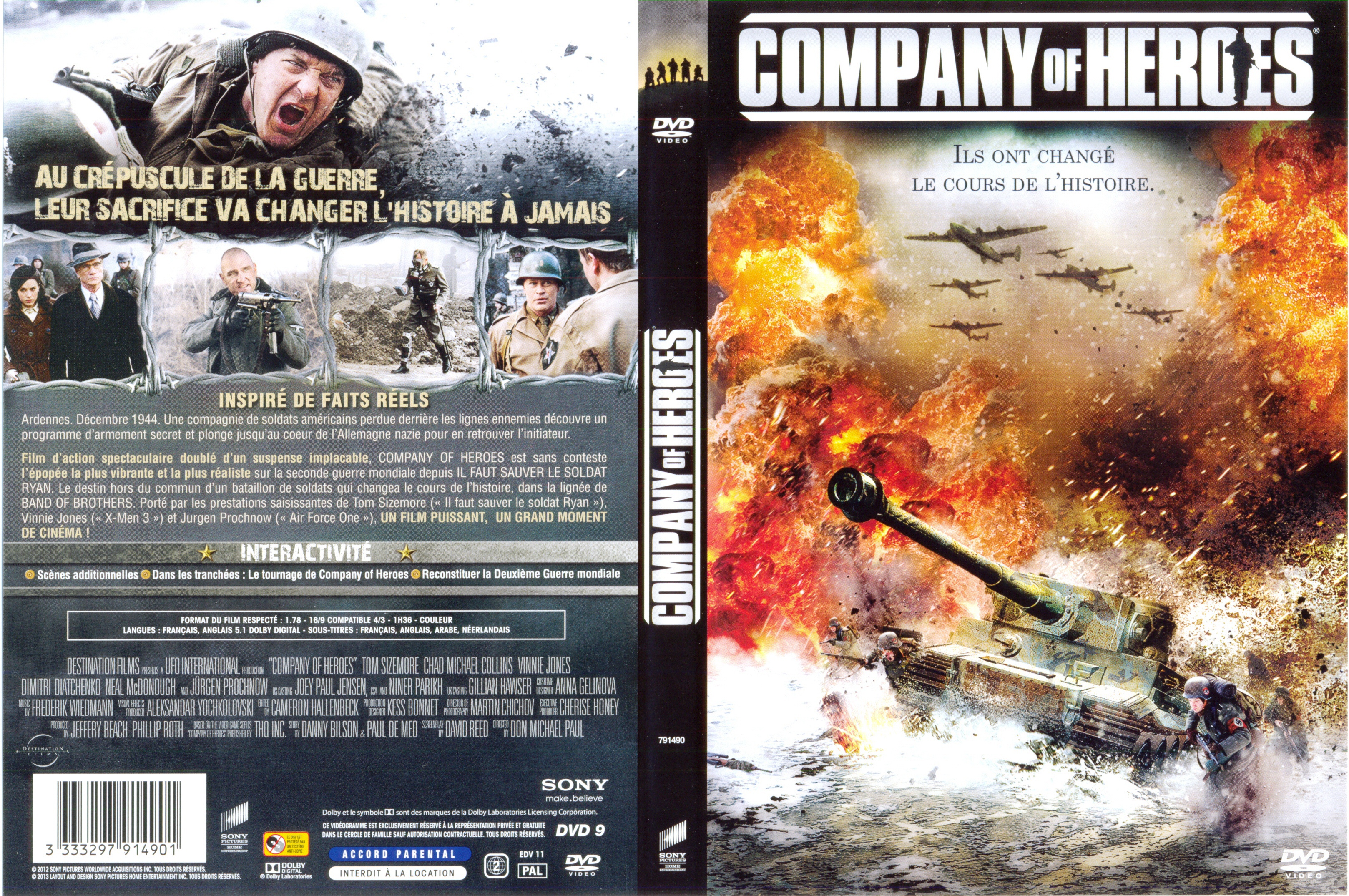 Jaquette DVD Company of Heroes
