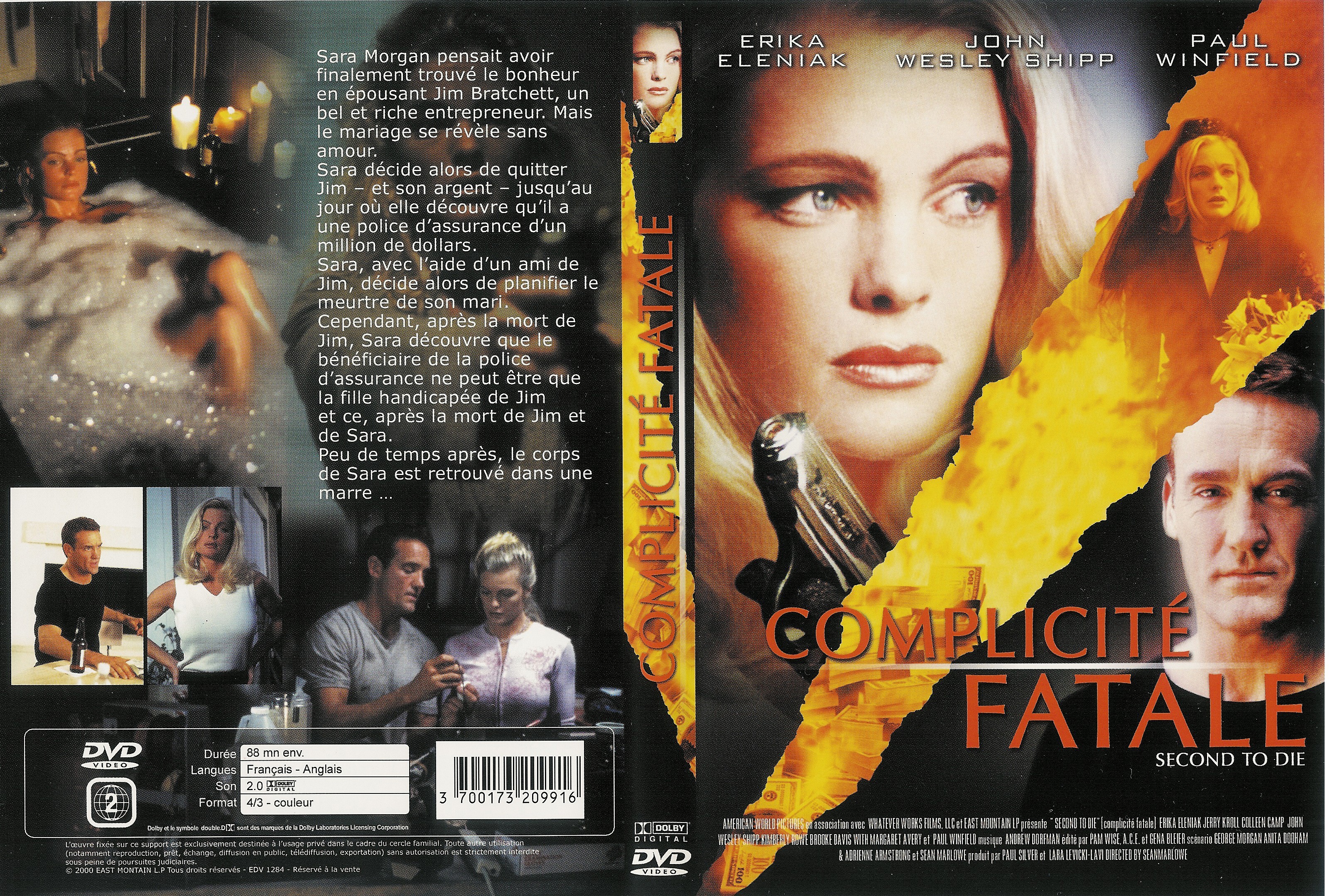 Jaquette DVD Complicite fatale