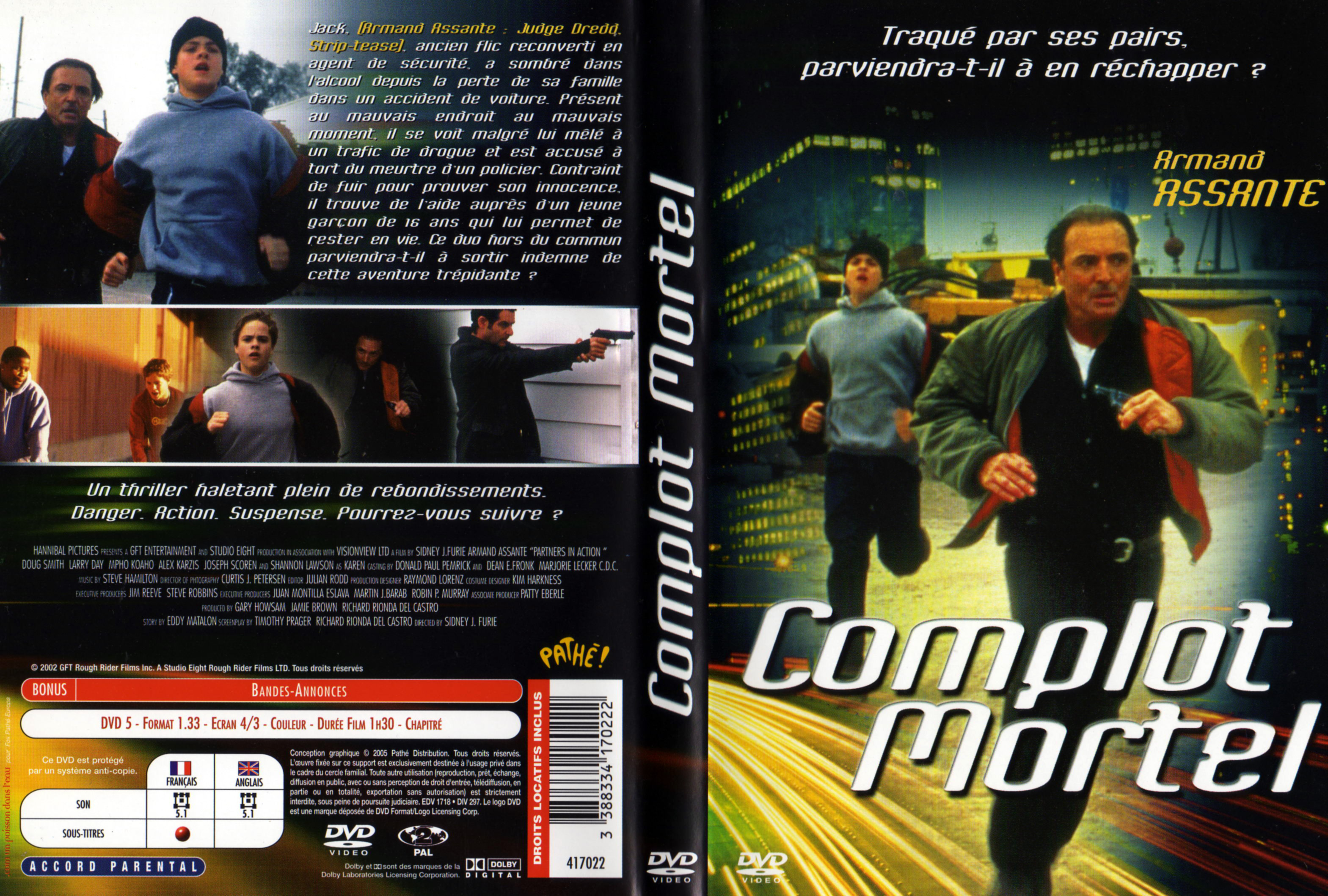 Jaquette DVD Complot mortel