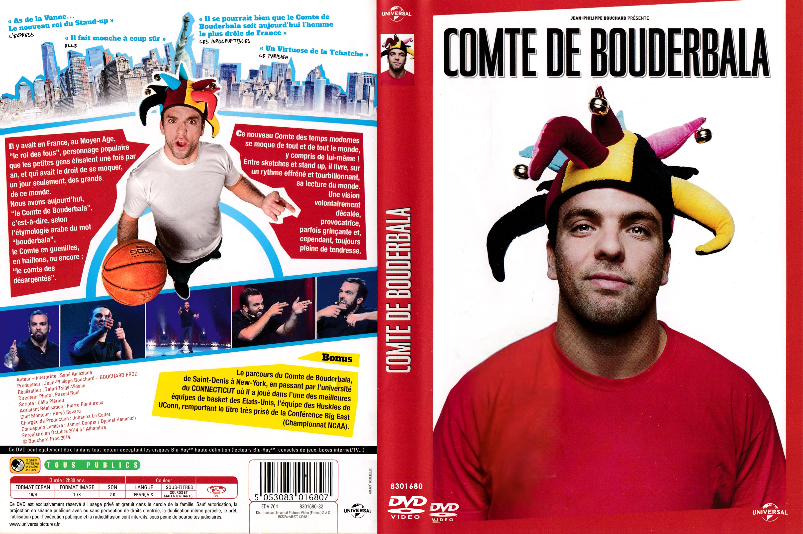Jaquette DVD Comte de Bouderbala