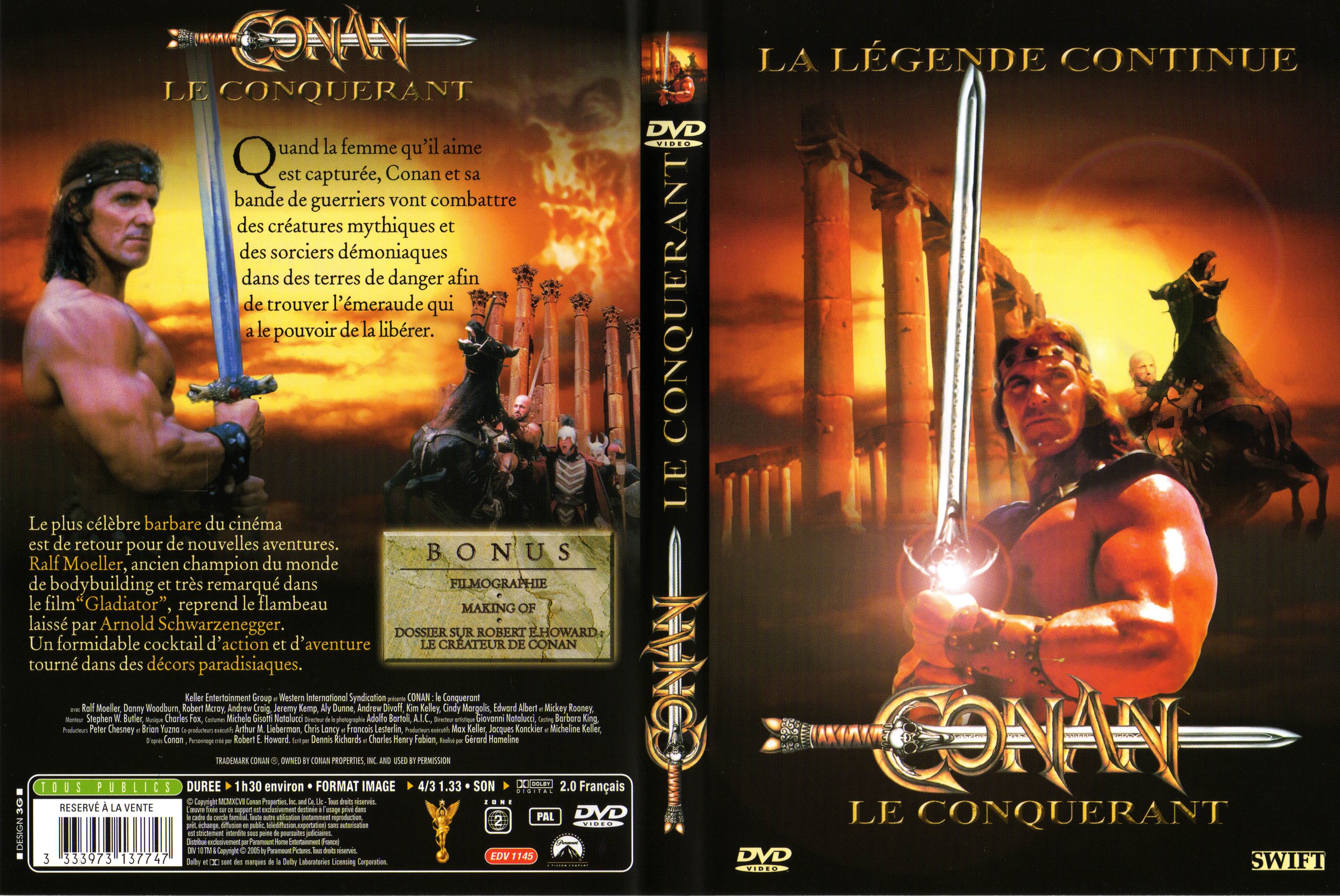 Jaquette DVD Conan le conqurant