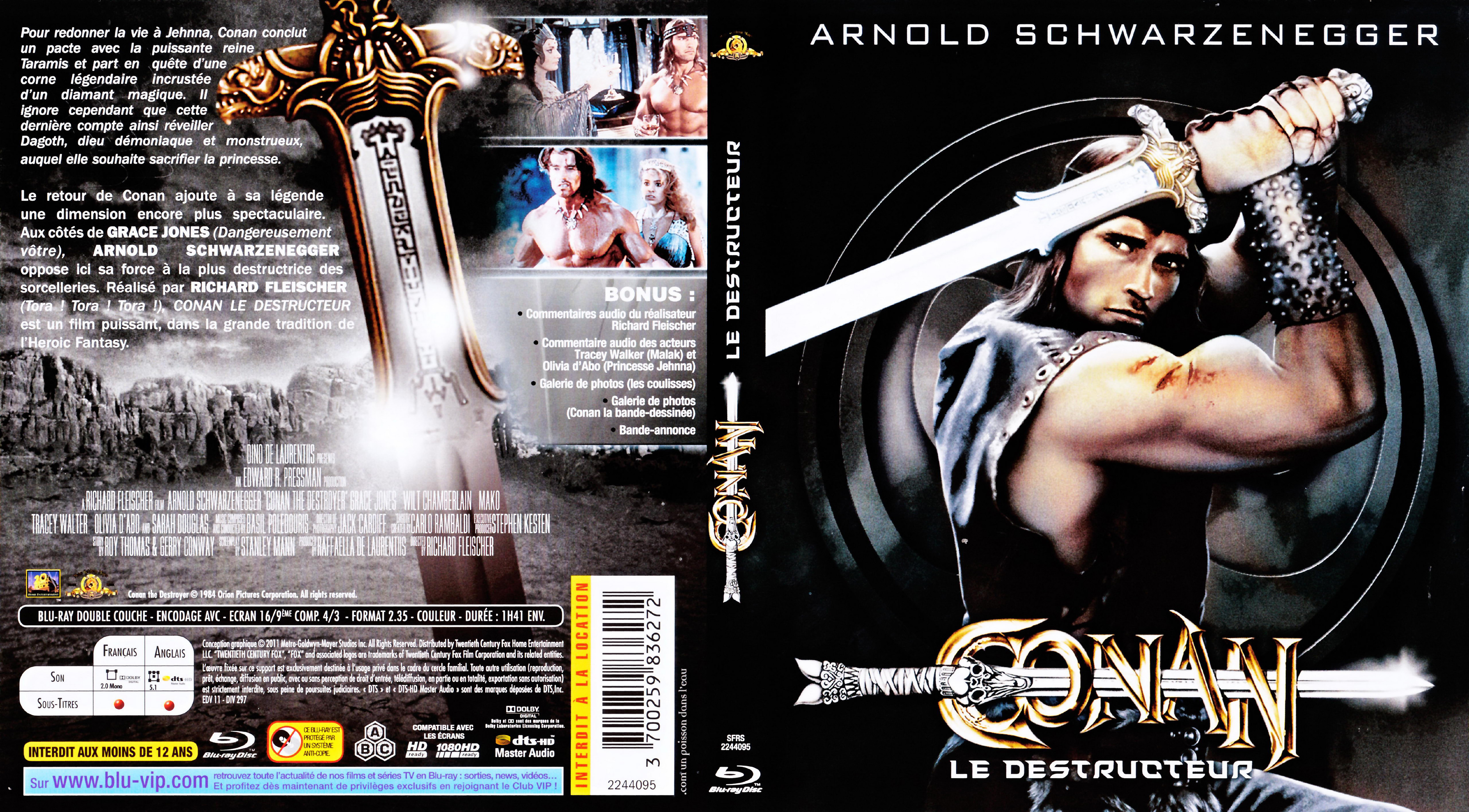 Jaquette DVD Conan le destructeur (BLU-RAY)