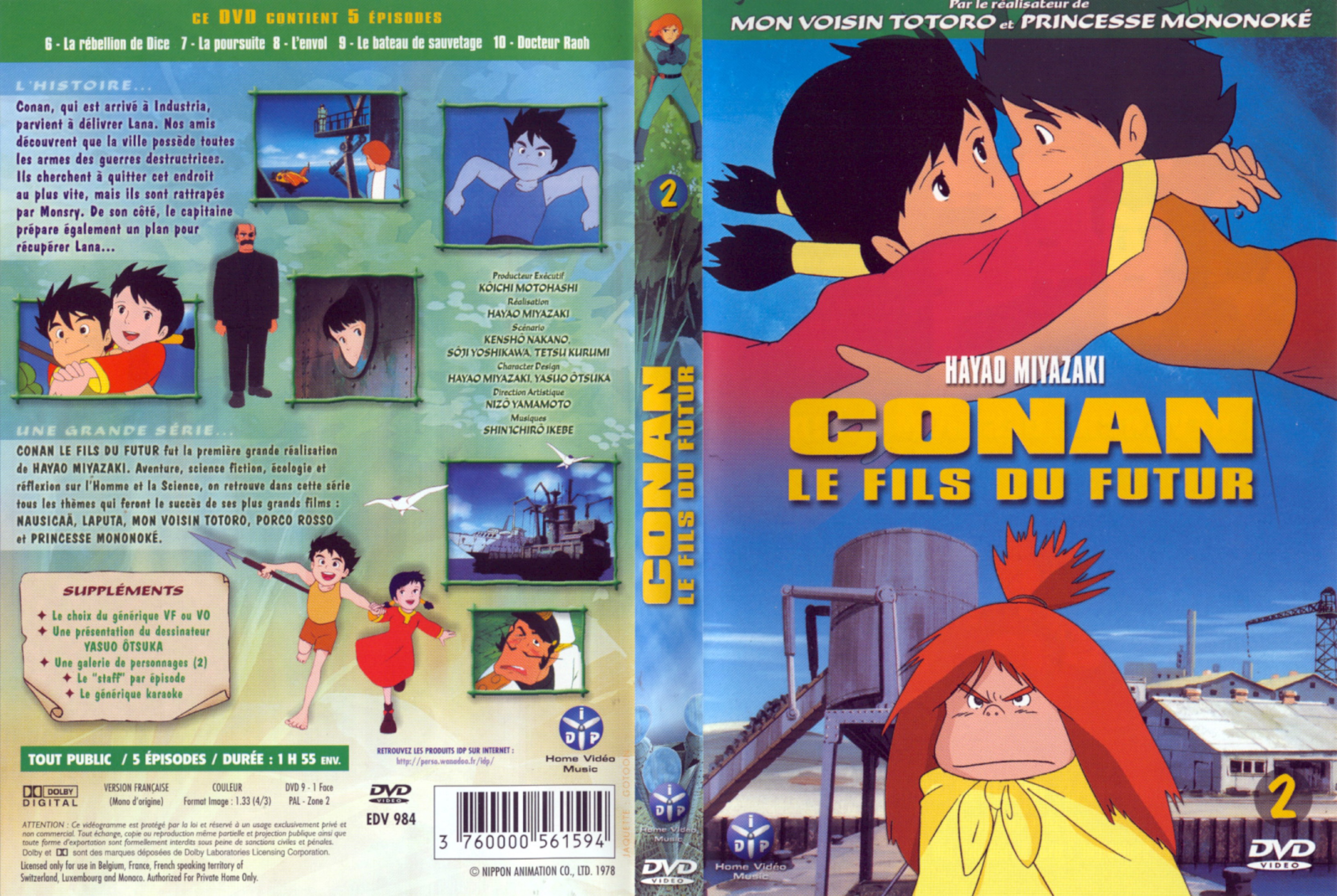 Jaquette DVD Conan le fils du futur vol 2
