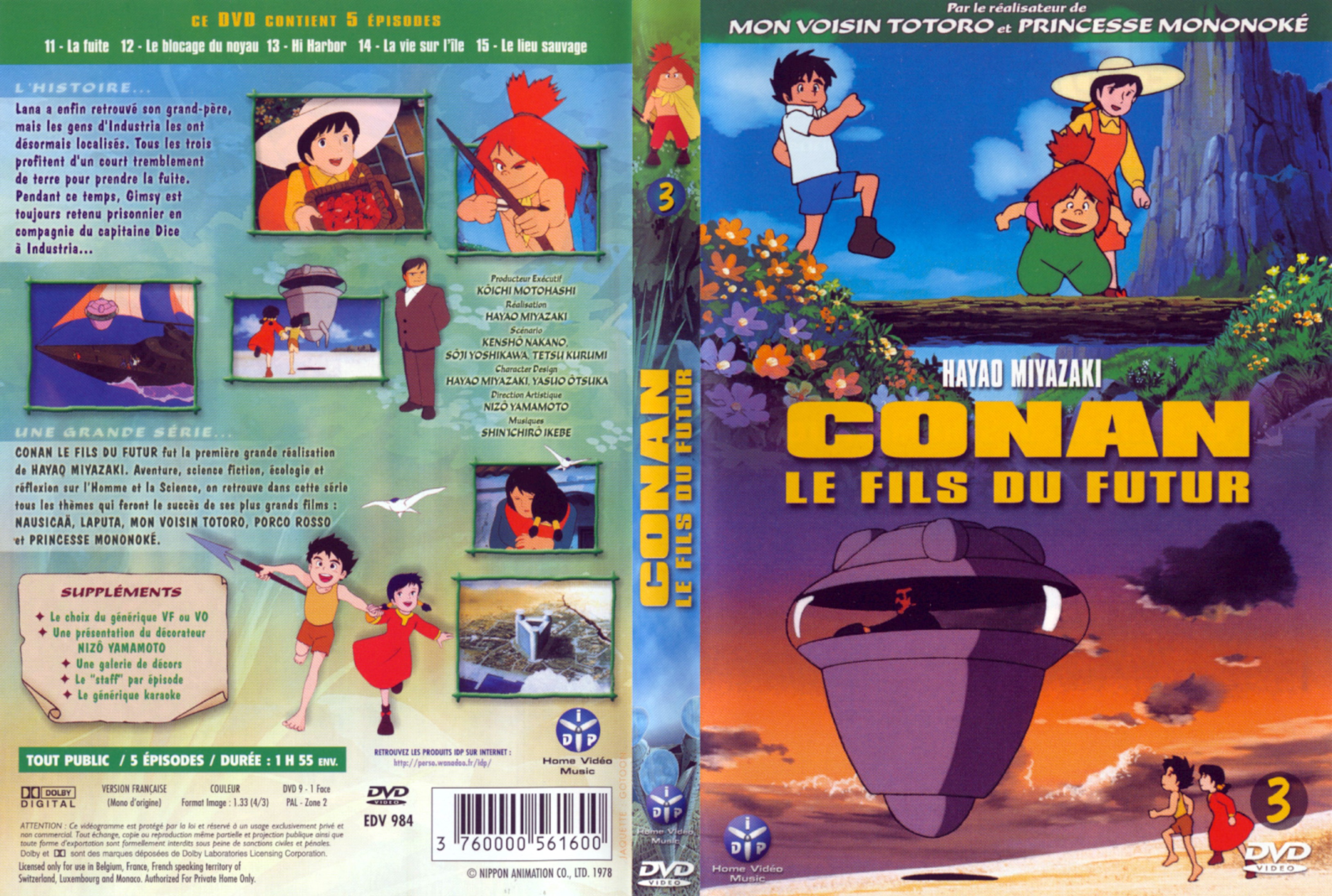Jaquette DVD Conan le fils du futur vol 3