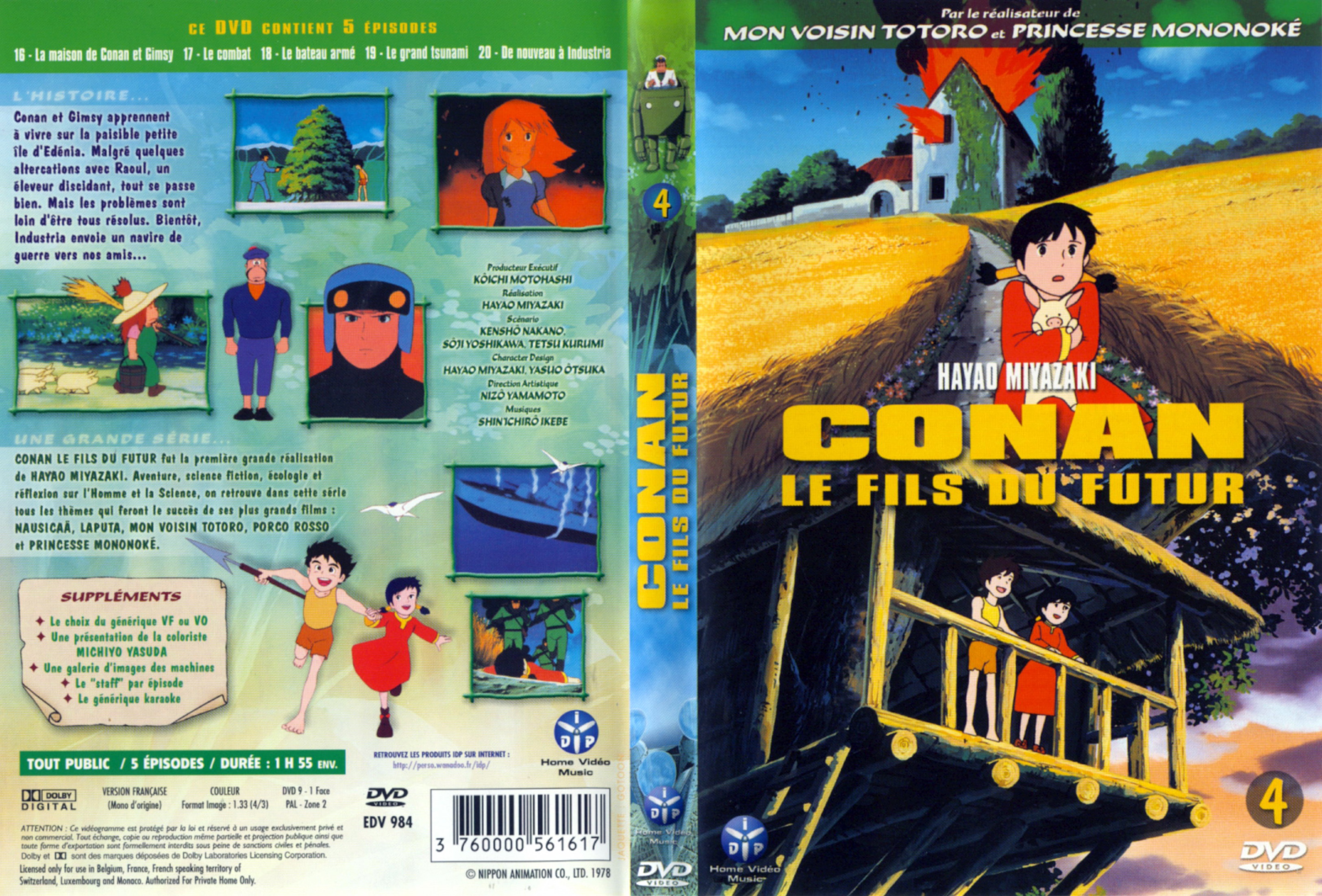 Jaquette DVD Conan le fils du futur vol 4