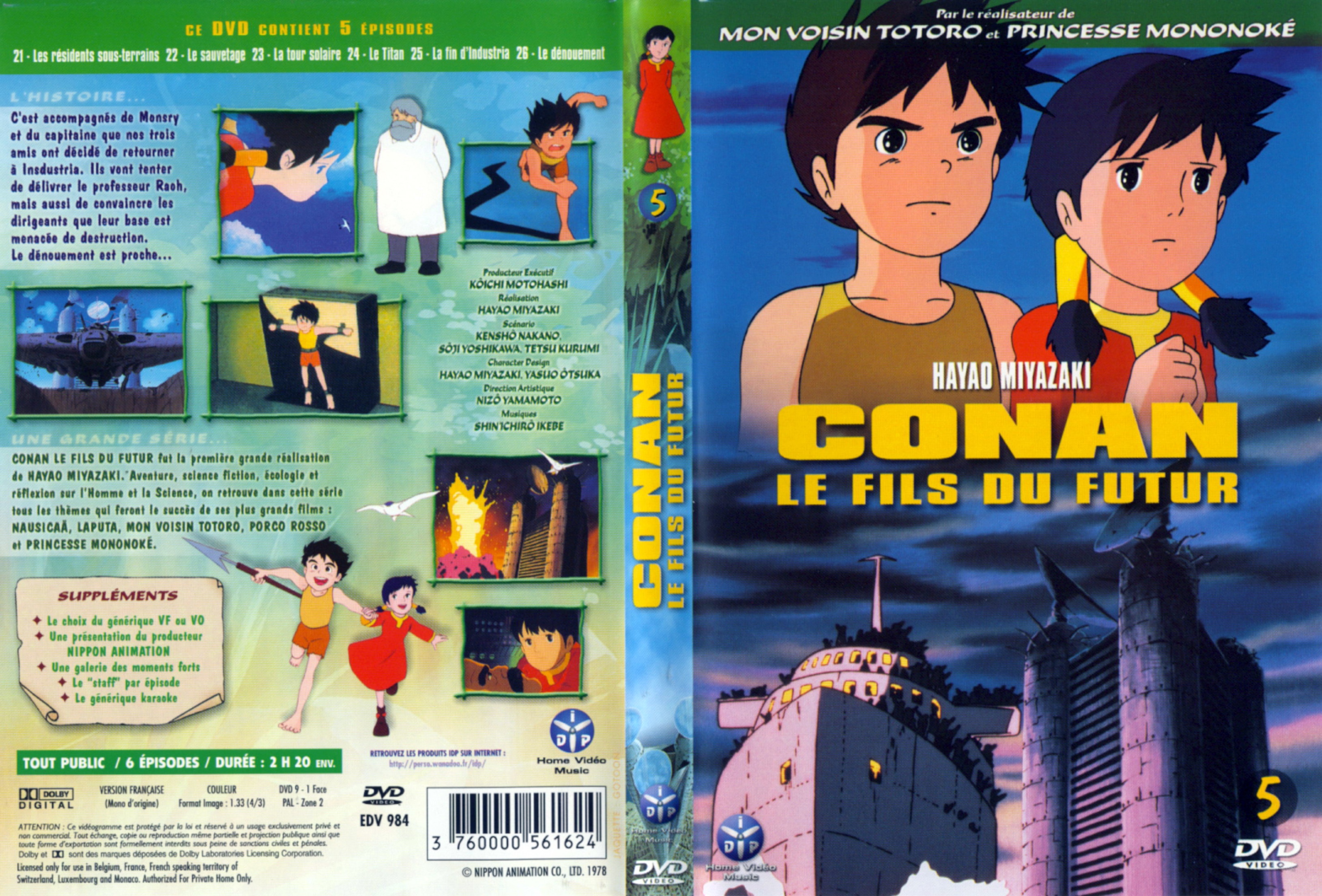 Jaquette DVD Conan le fils du futur vol 5