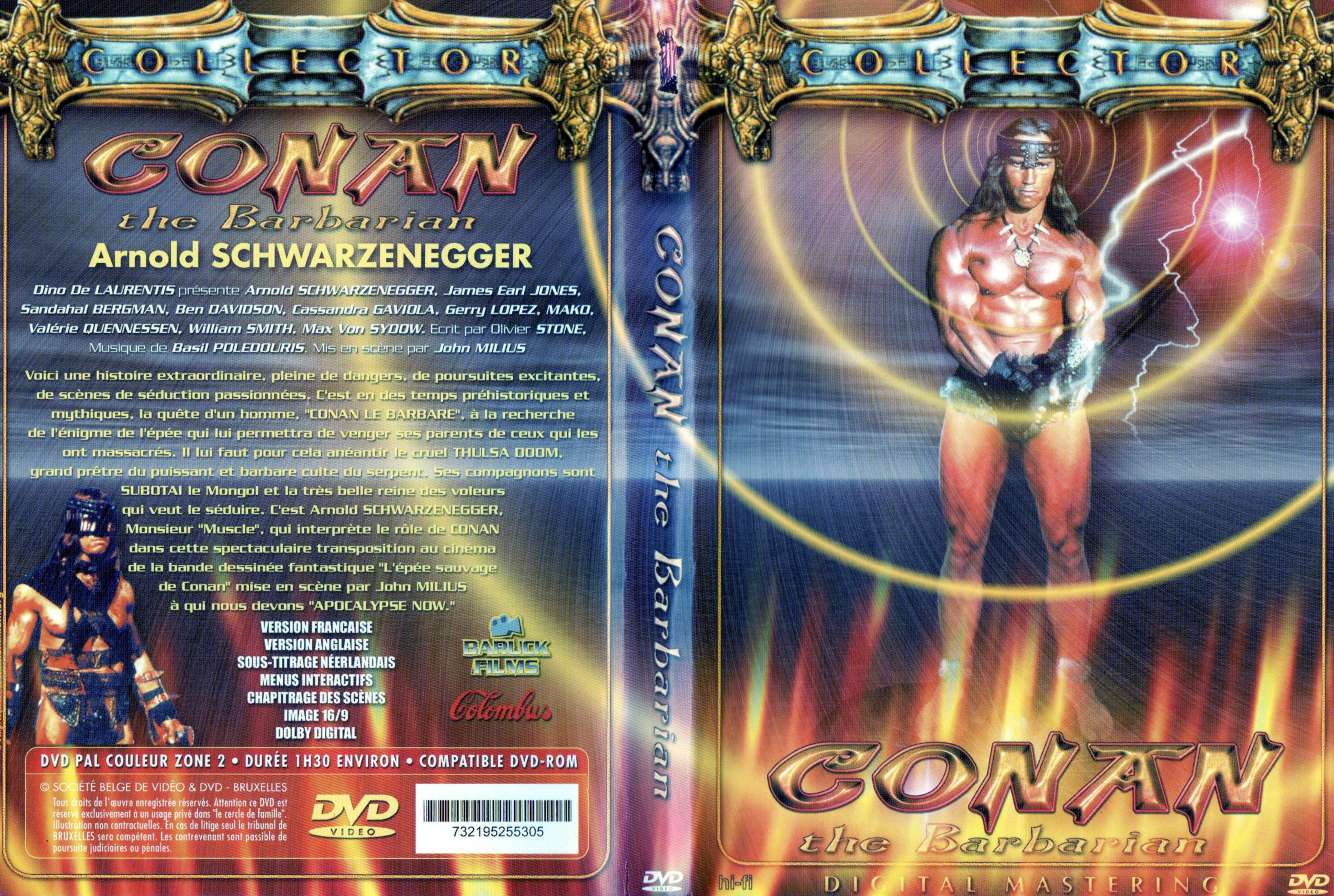 Jaquette DVD Conan the barbarian
