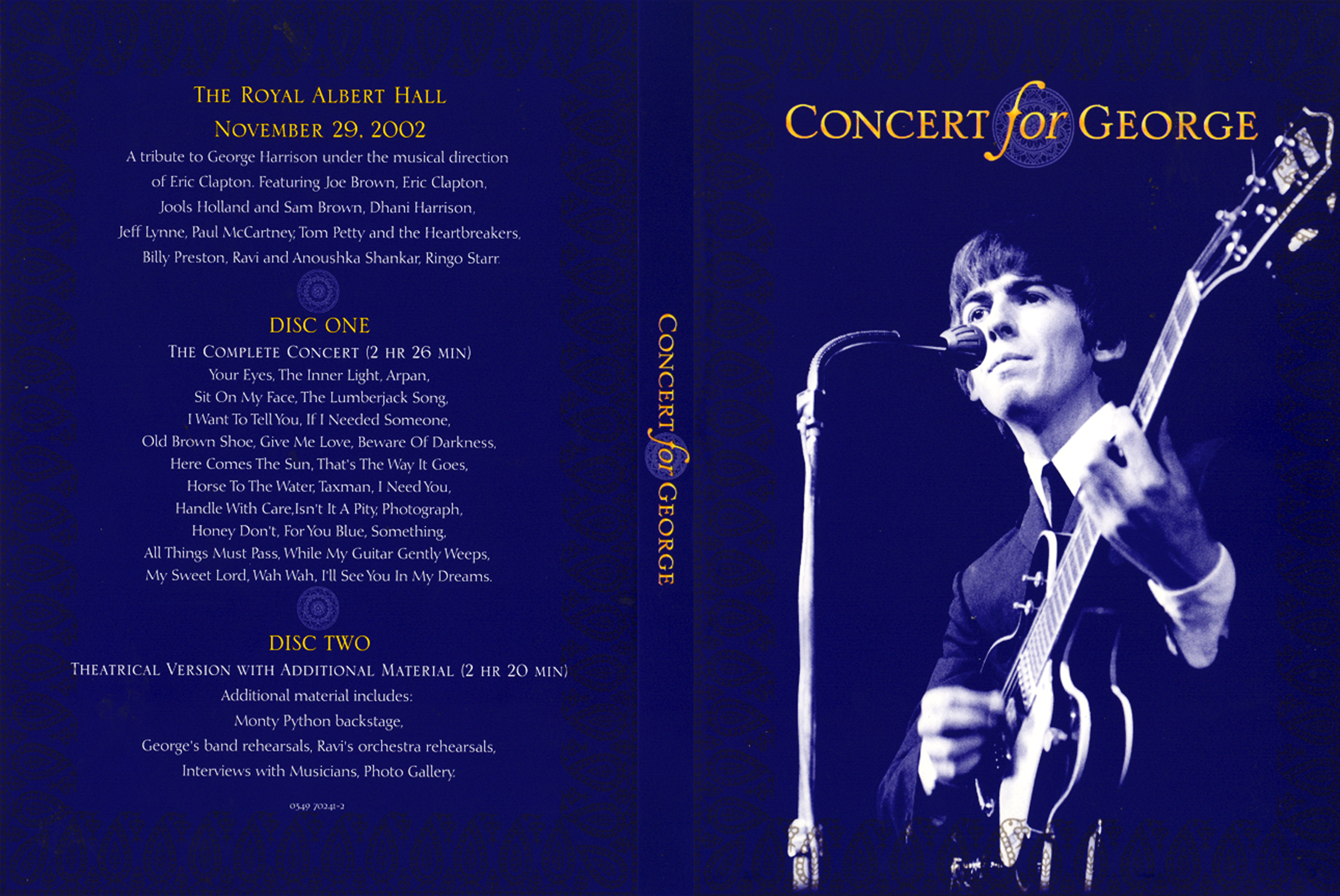 Jaquette DVD Concert for George
