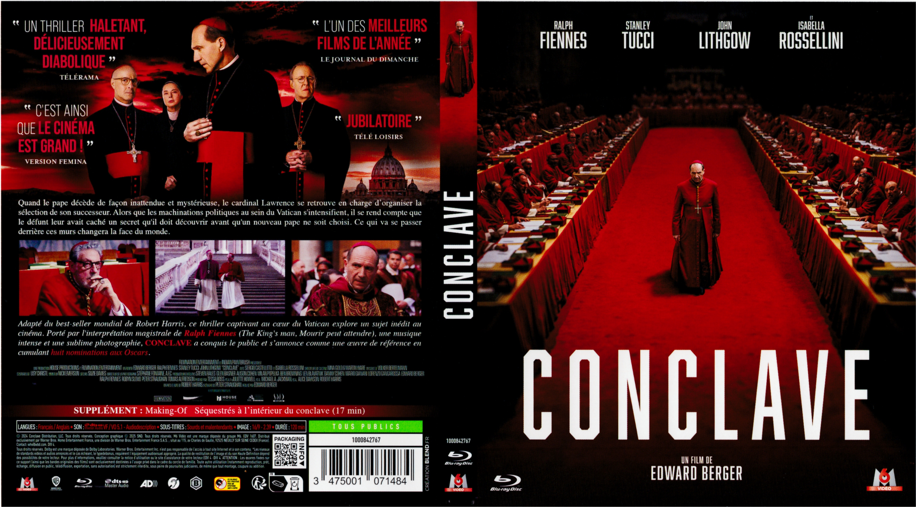 Jaquette DVD Conclave (BLU-RAY)