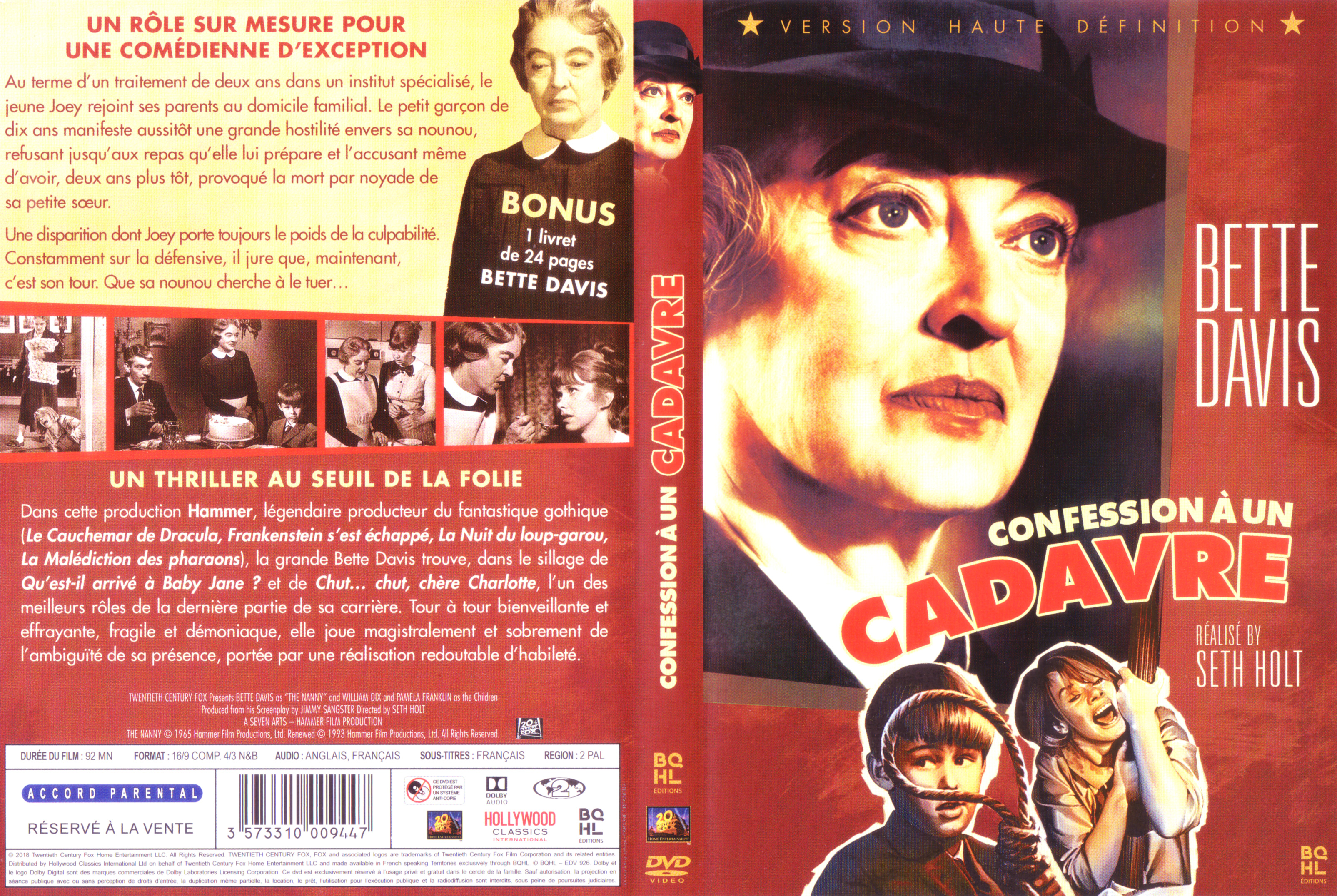 Jaquette DVD Confession  un cadavre