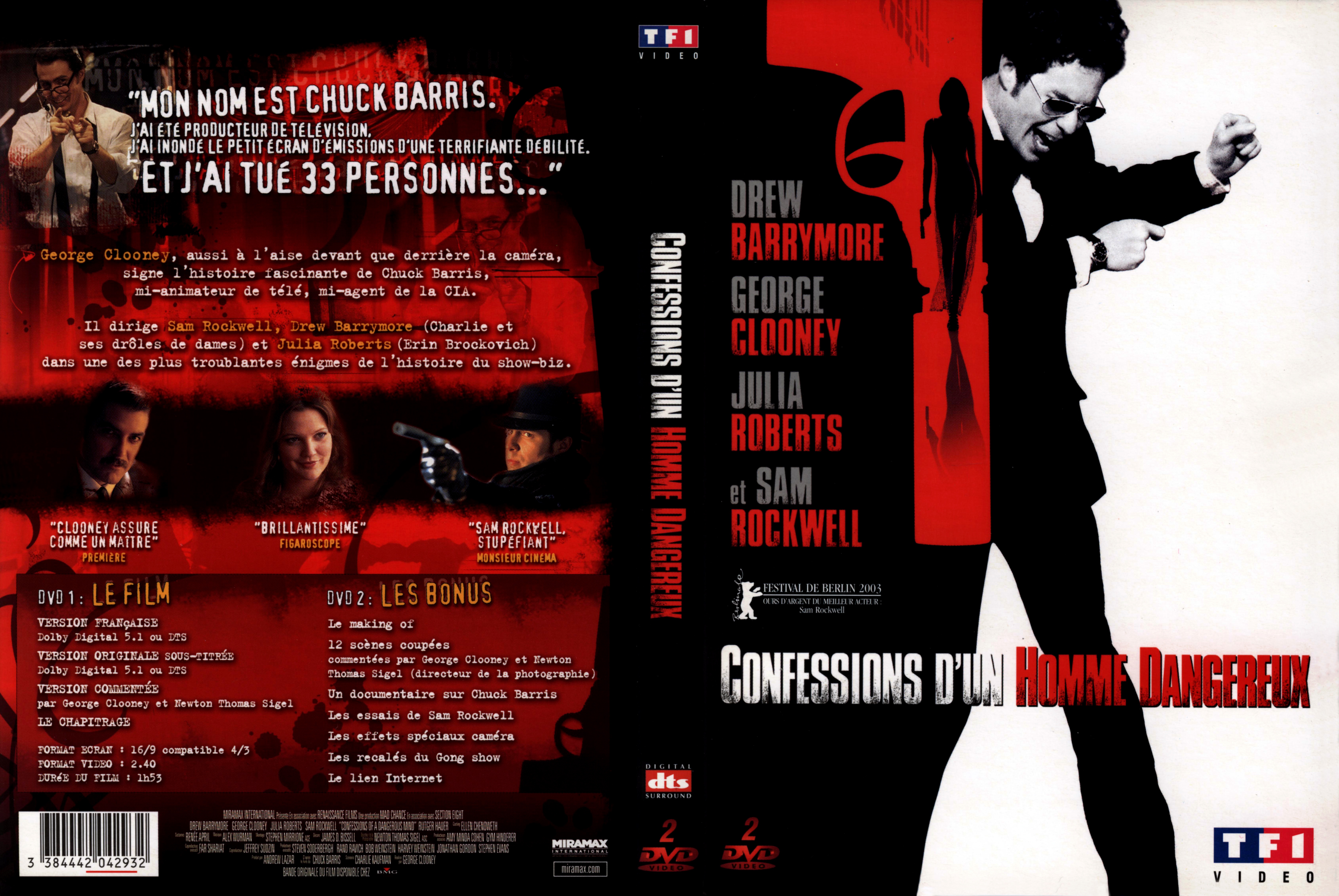 Jaquette DVD Confessions d