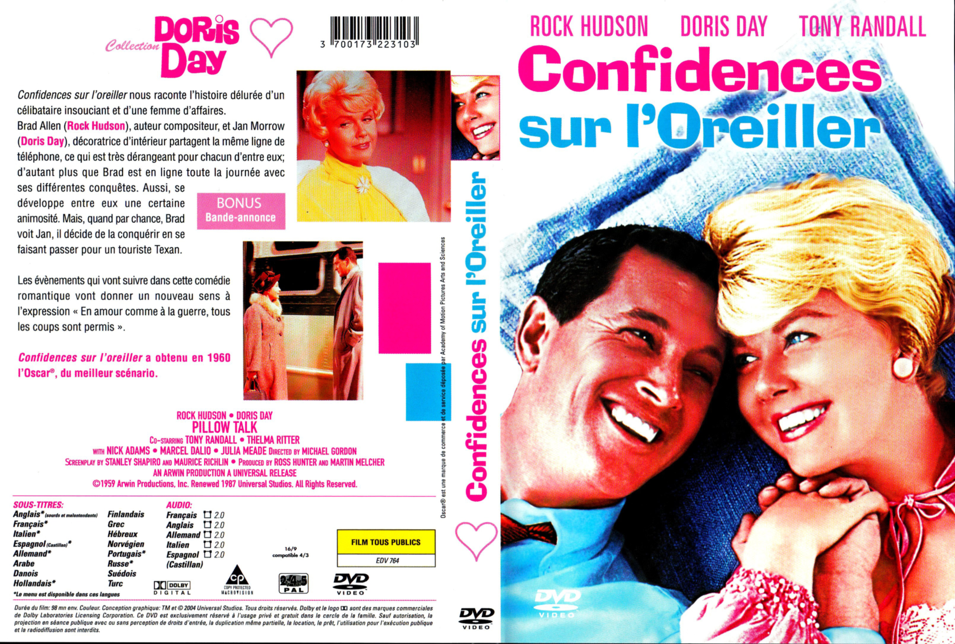 Jaquette DVD Confidences sur l