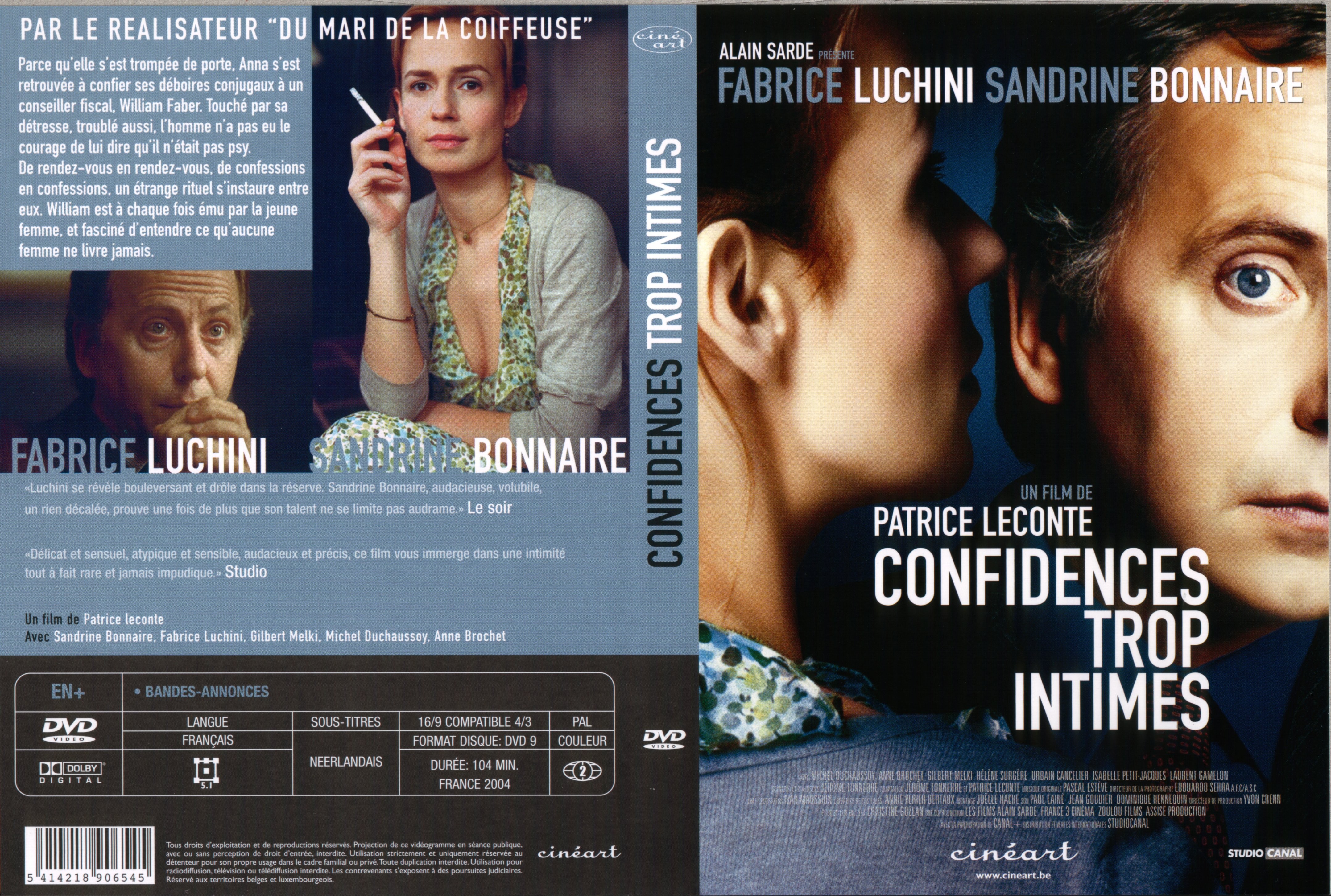 Jaquette DVD Confidences trop intimes v2
