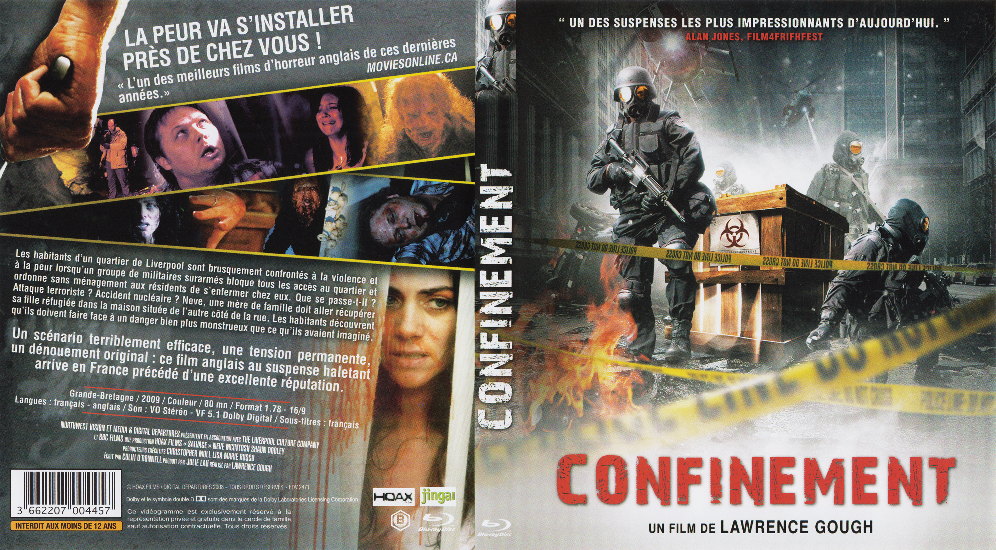 Jaquette DVD Confinement (BLU-RAY)