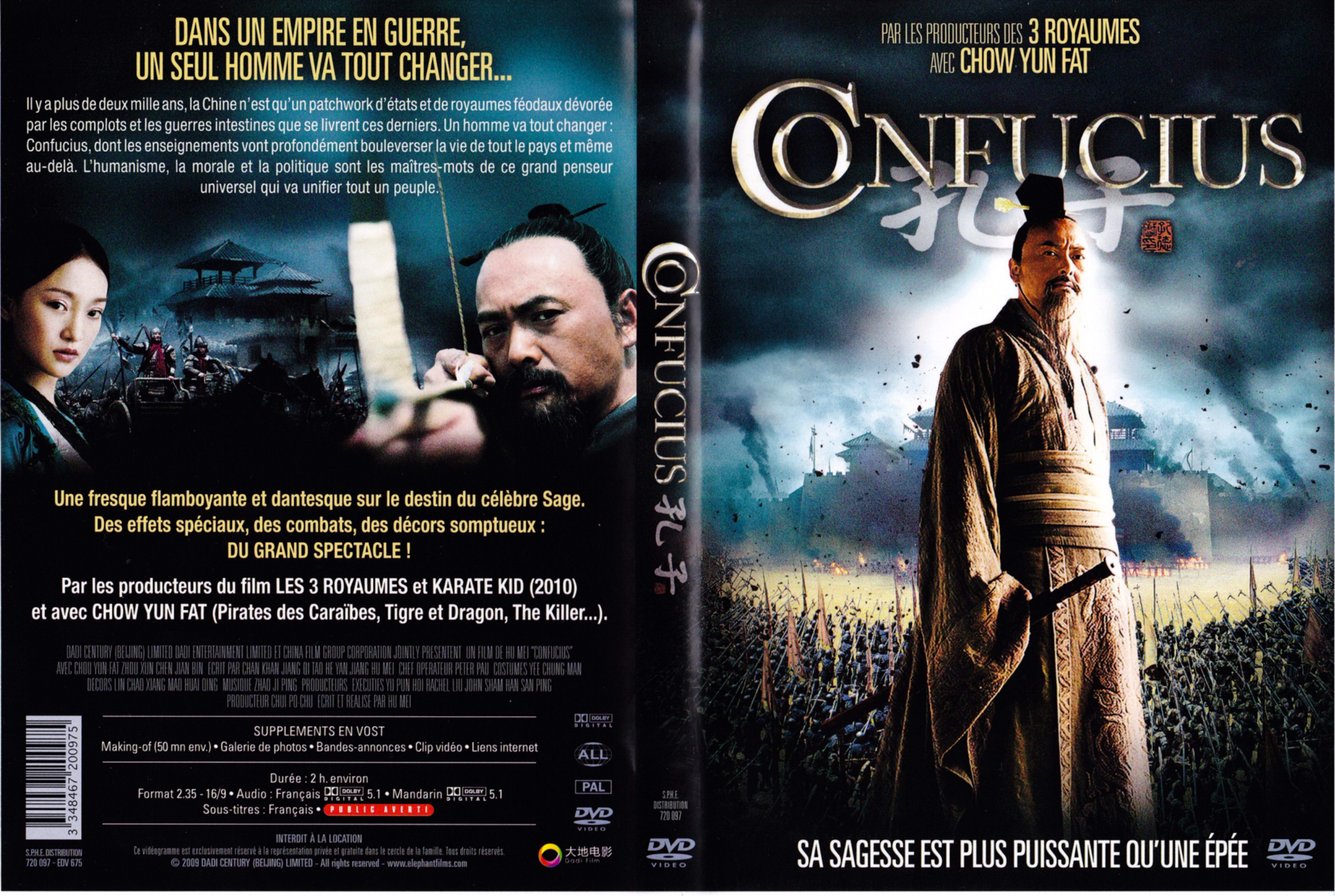 Jaquette DVD Confucius