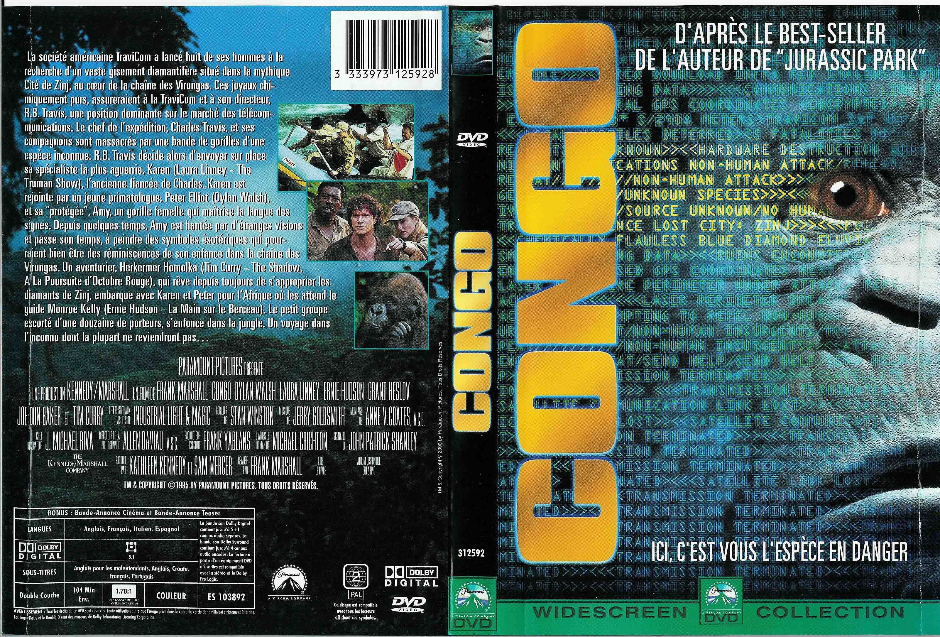 Jaquette DVD Congo