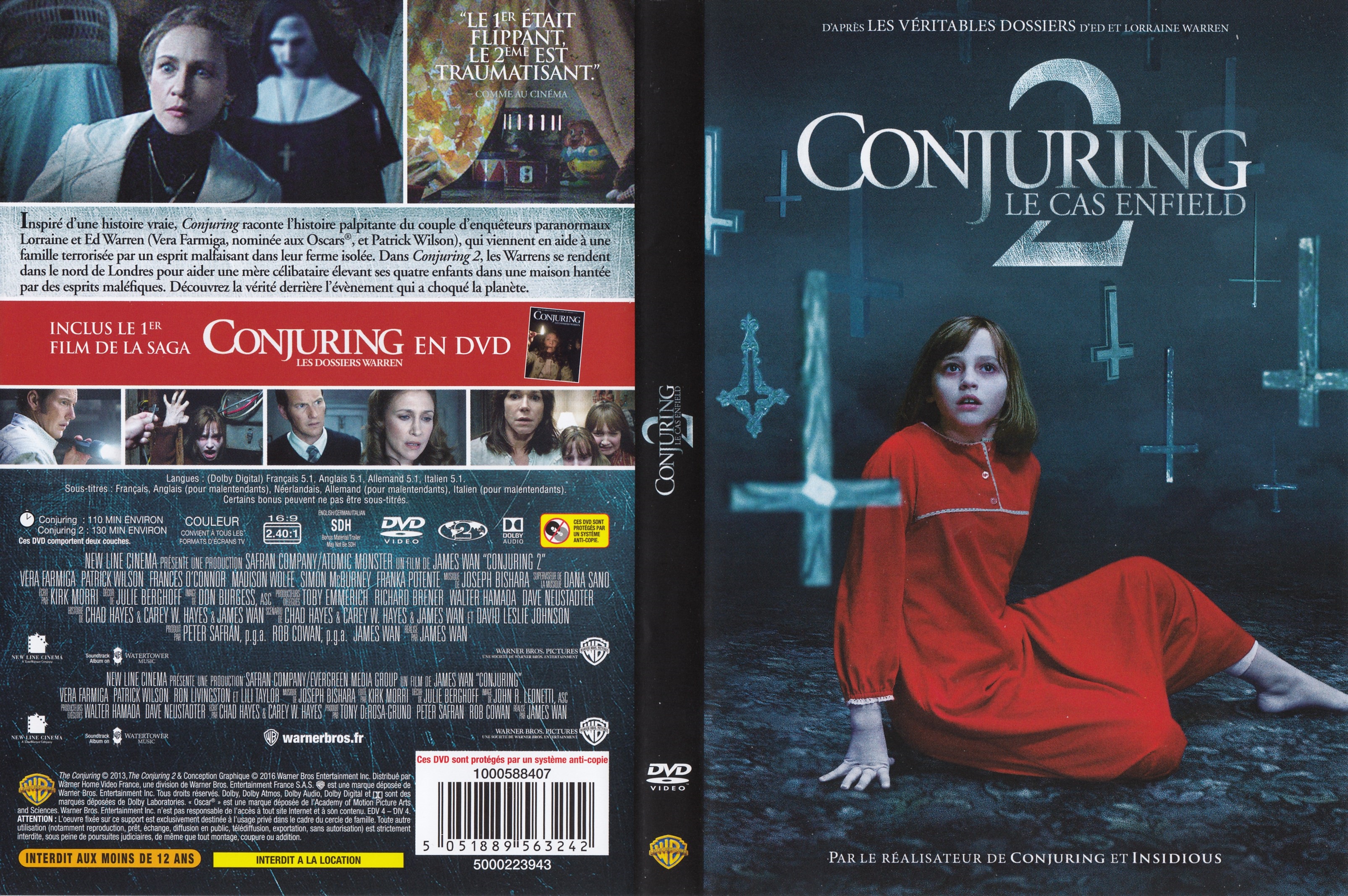 Jaquette DVD Conjuring 2 : Le Cas Enfield