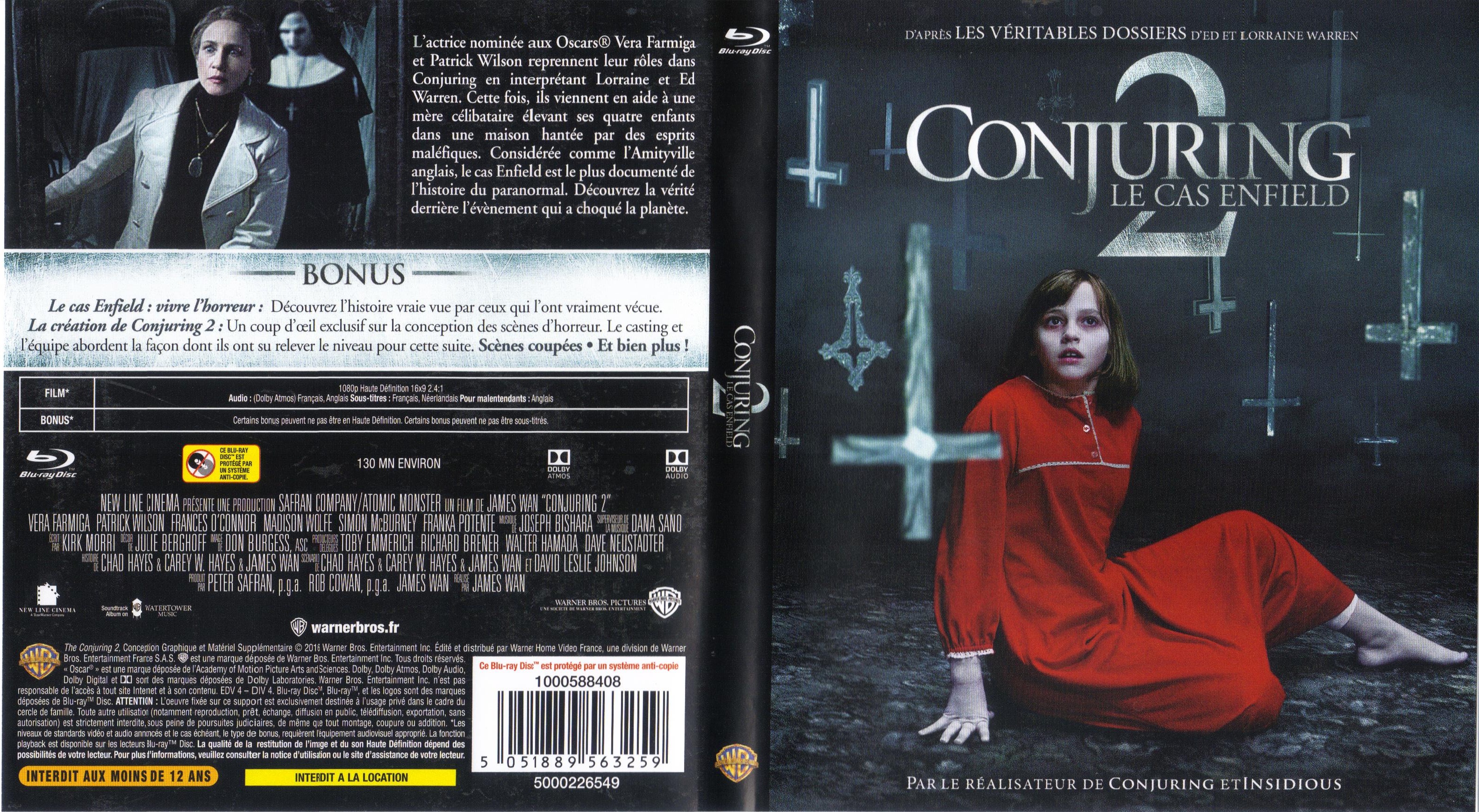 Jaquette DVD Conjuring 2 : Le Cas Enfield (BLU-RAY)
