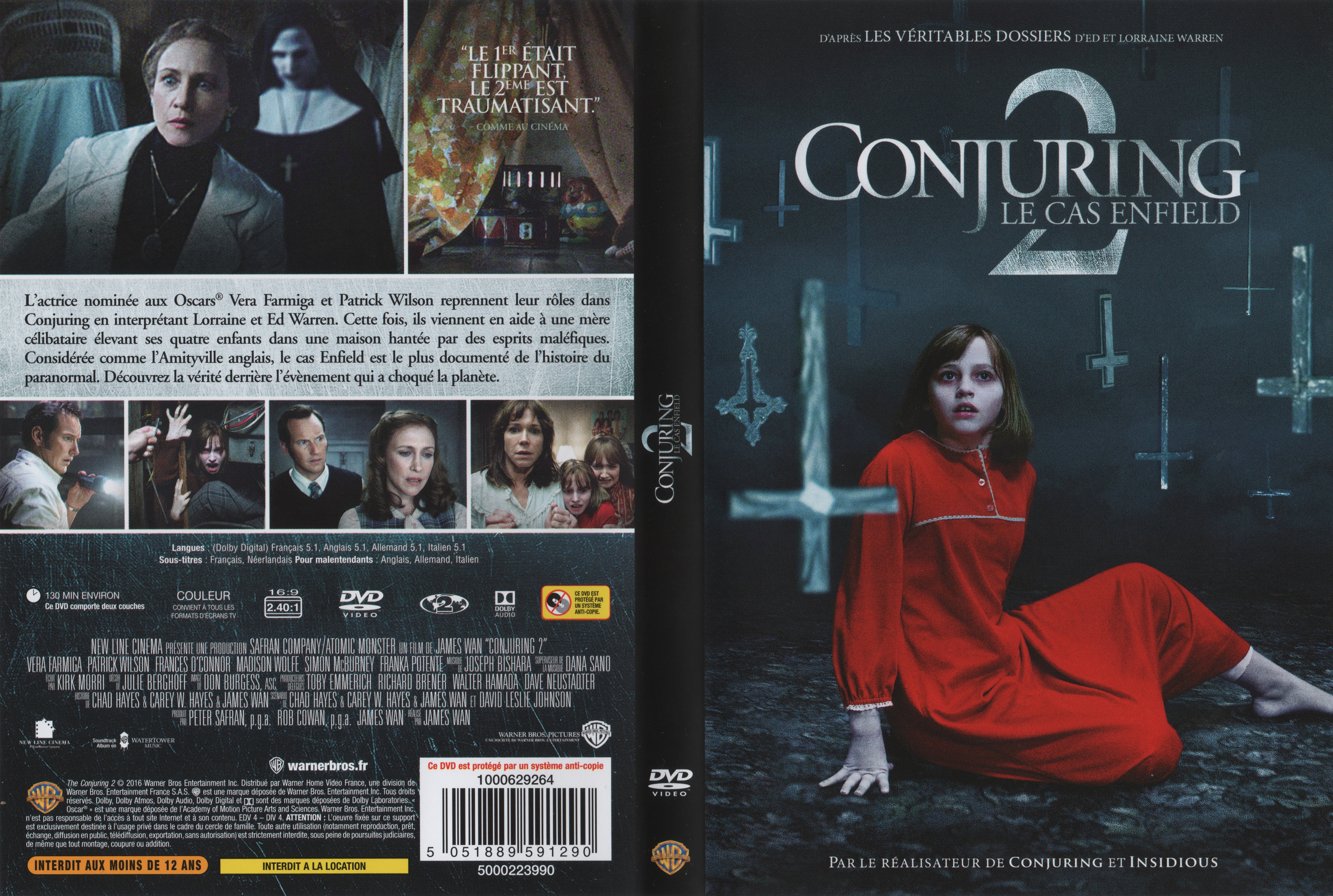 Jaquette DVD Conjuring 2 : Le Cas Enfield v2