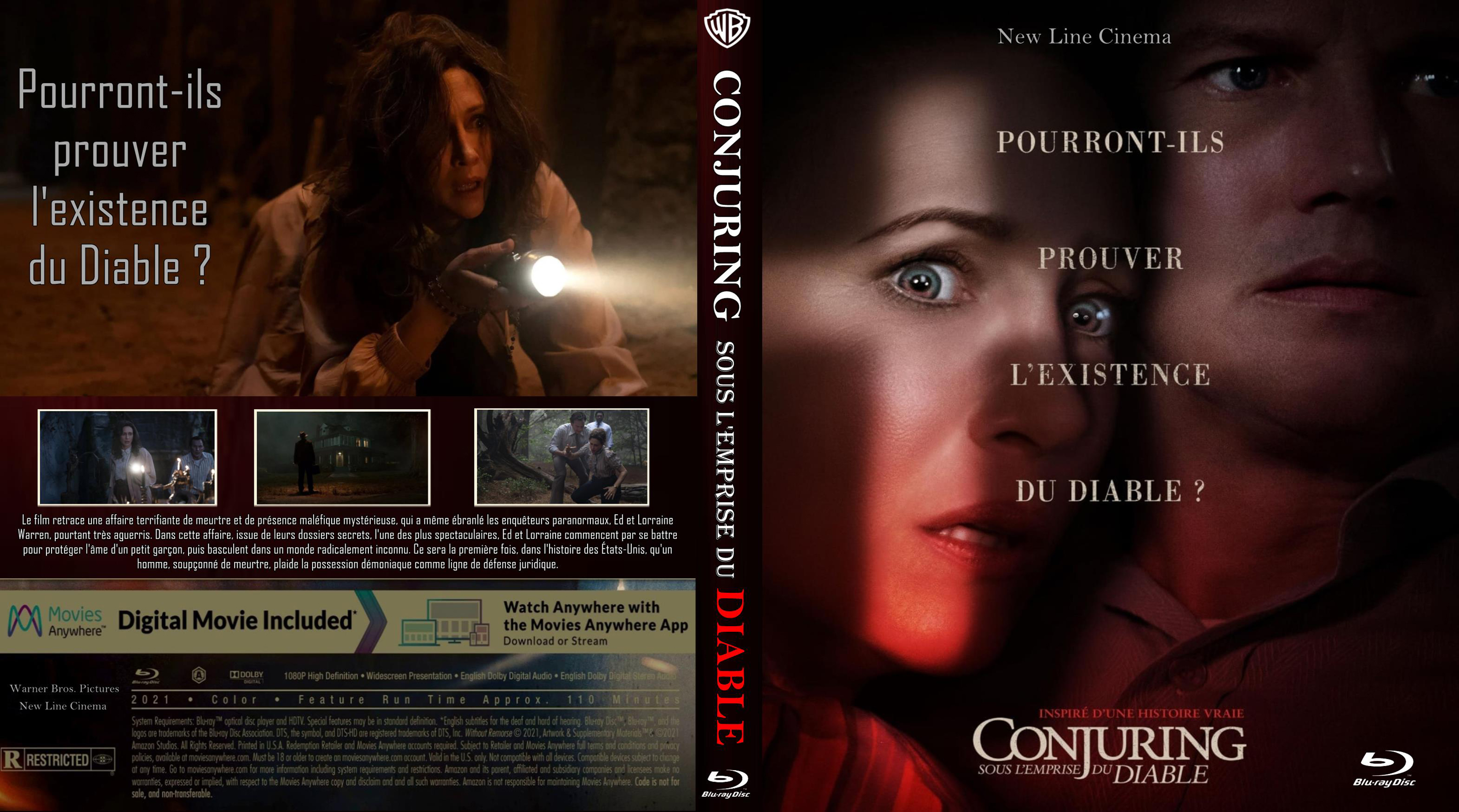 Jaquette DVD Conjuring 3 Sous l