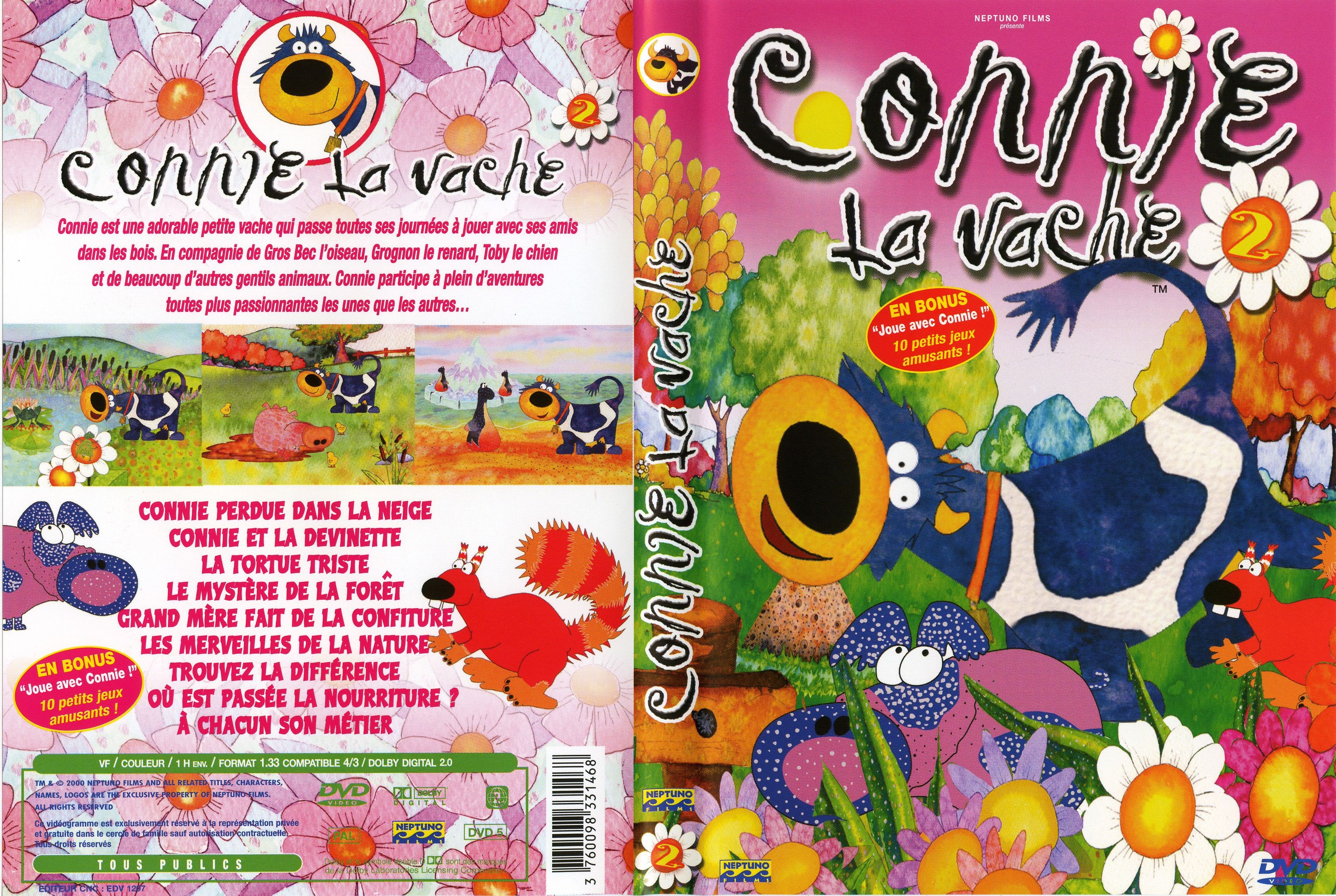 Jaquette DVD Connie la vache vol 2