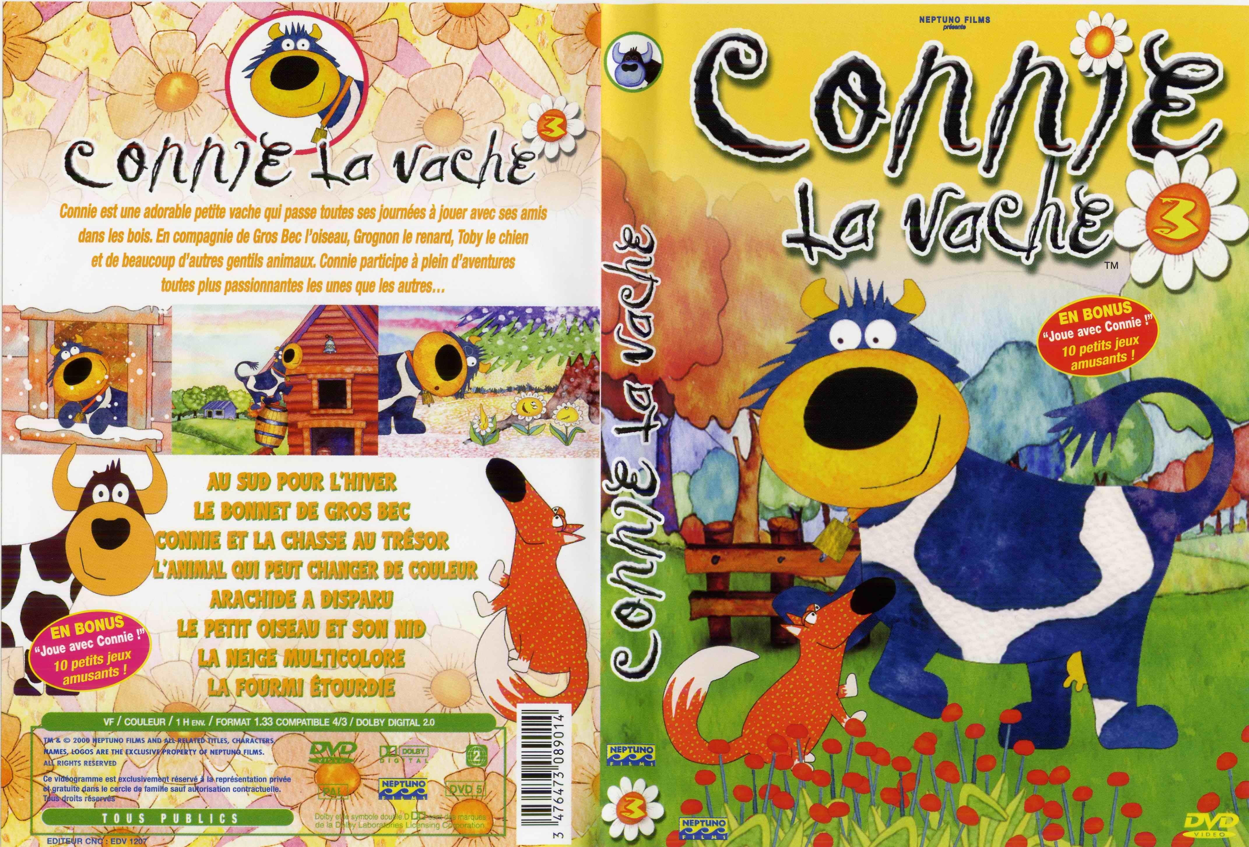 Jaquette DVD Connie la vache vol 3