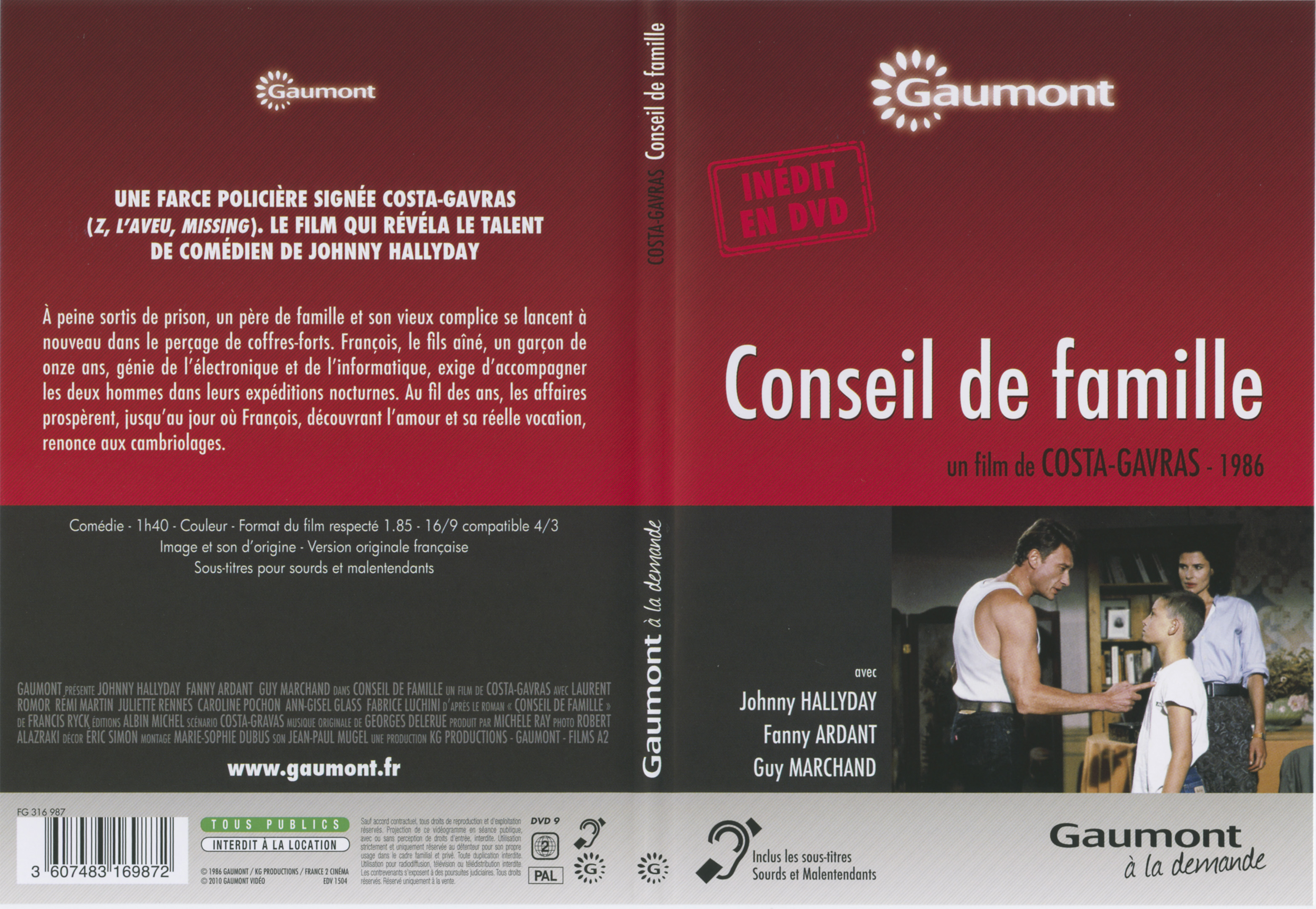 Jaquette DVD Conseil de famille