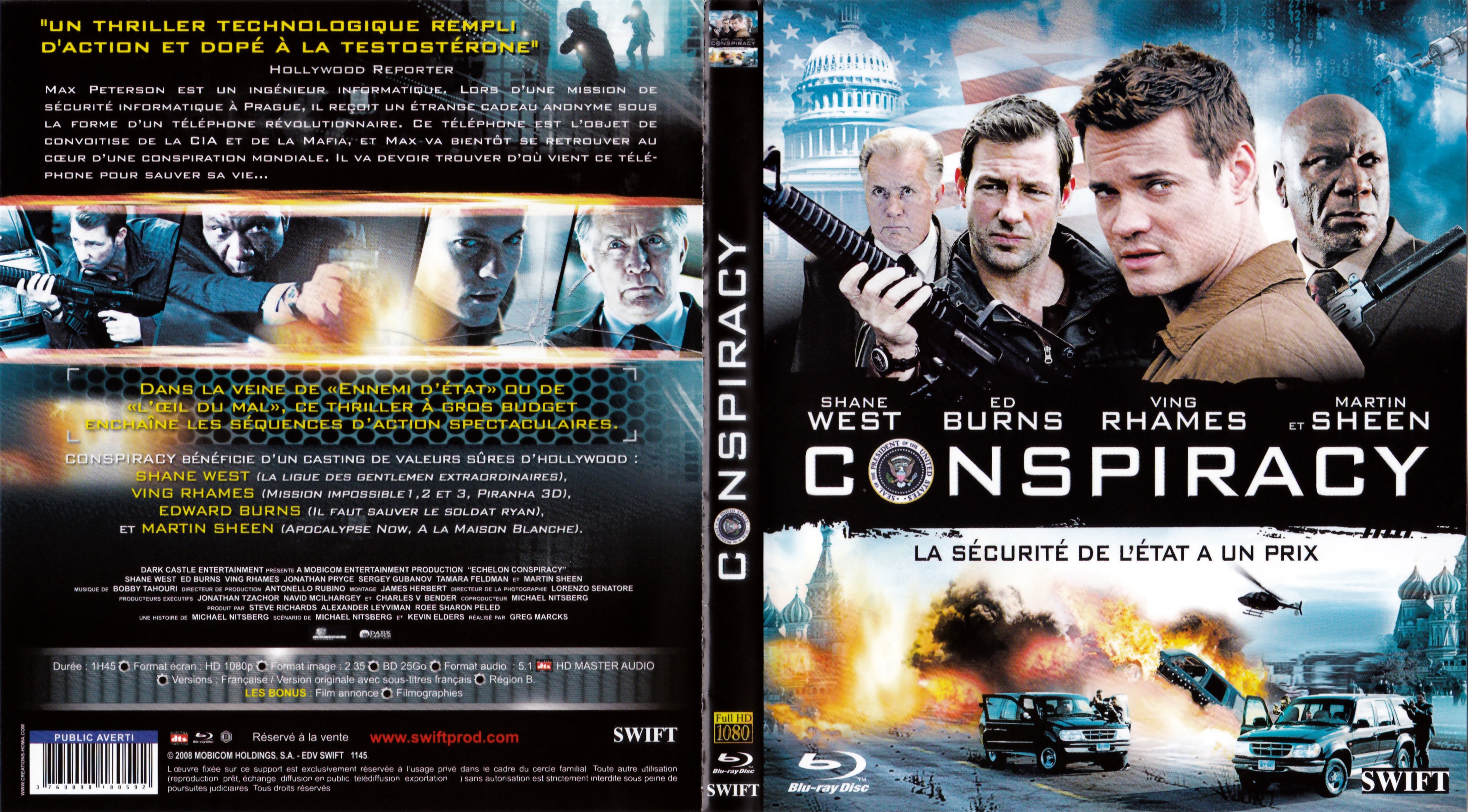Jaquette DVD Conspiracy 2008 (BLU-RAY)