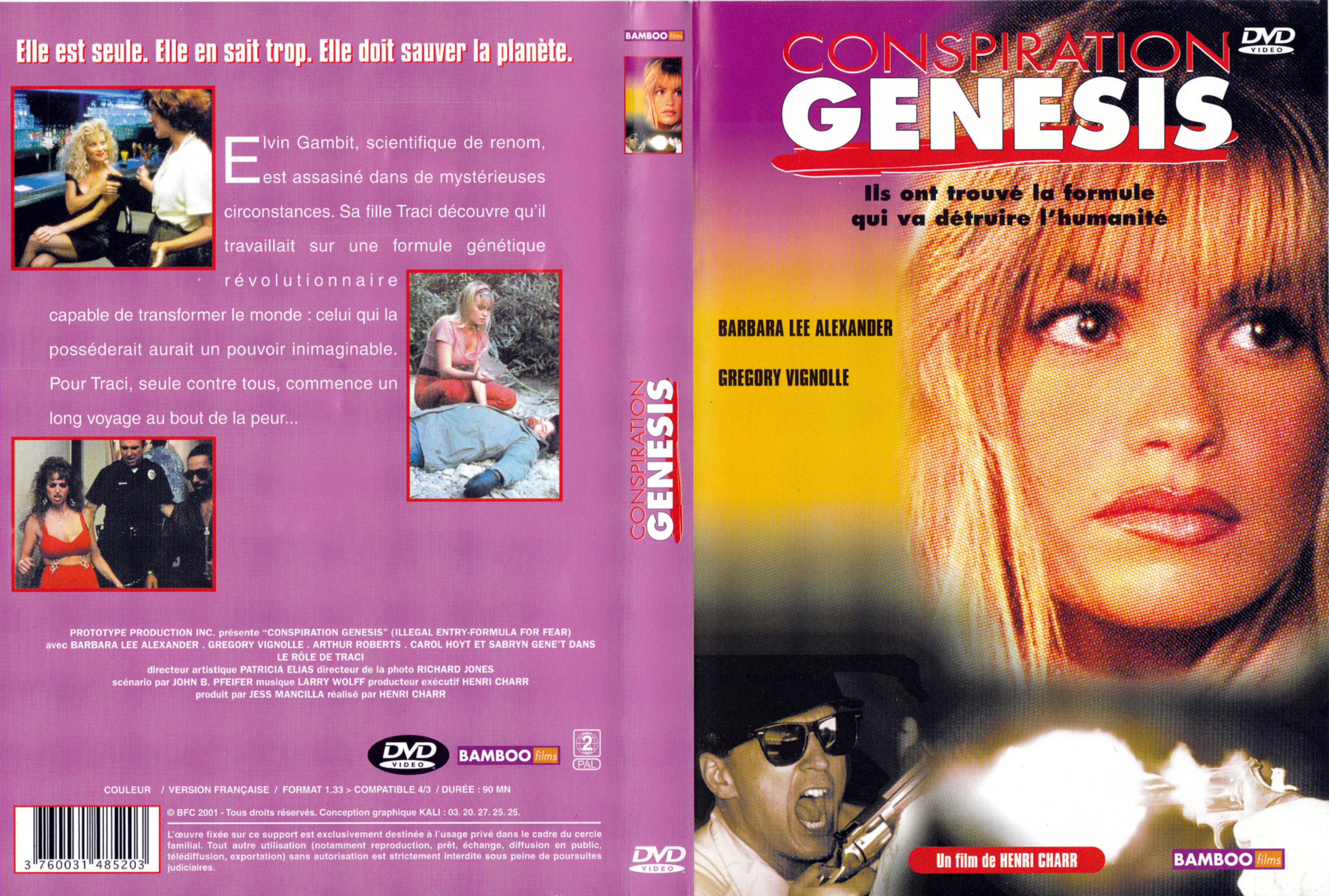 Jaquette DVD Conspiration genesis