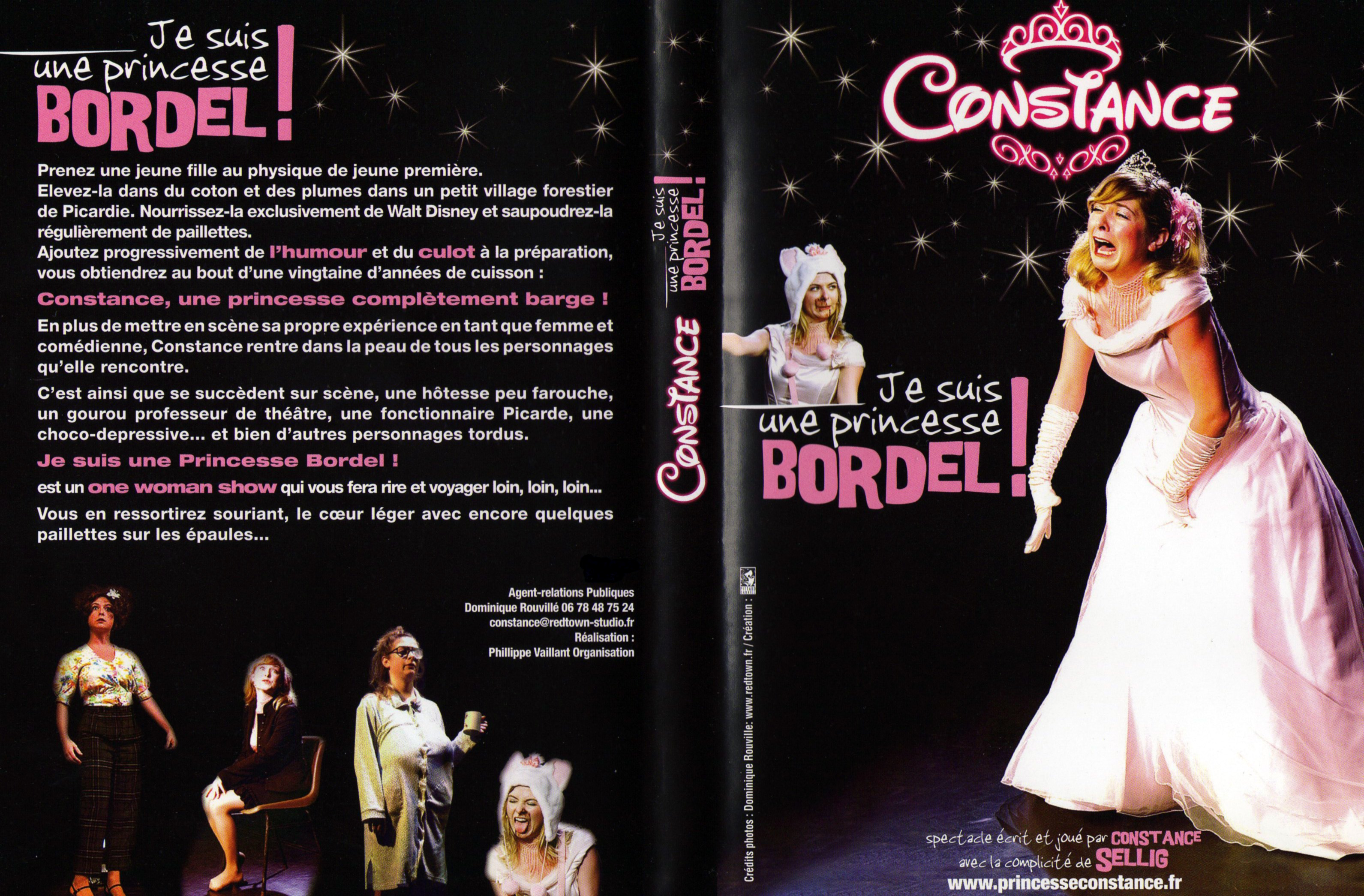 Jaquette DVD Constance - Je suis une princesse bordel