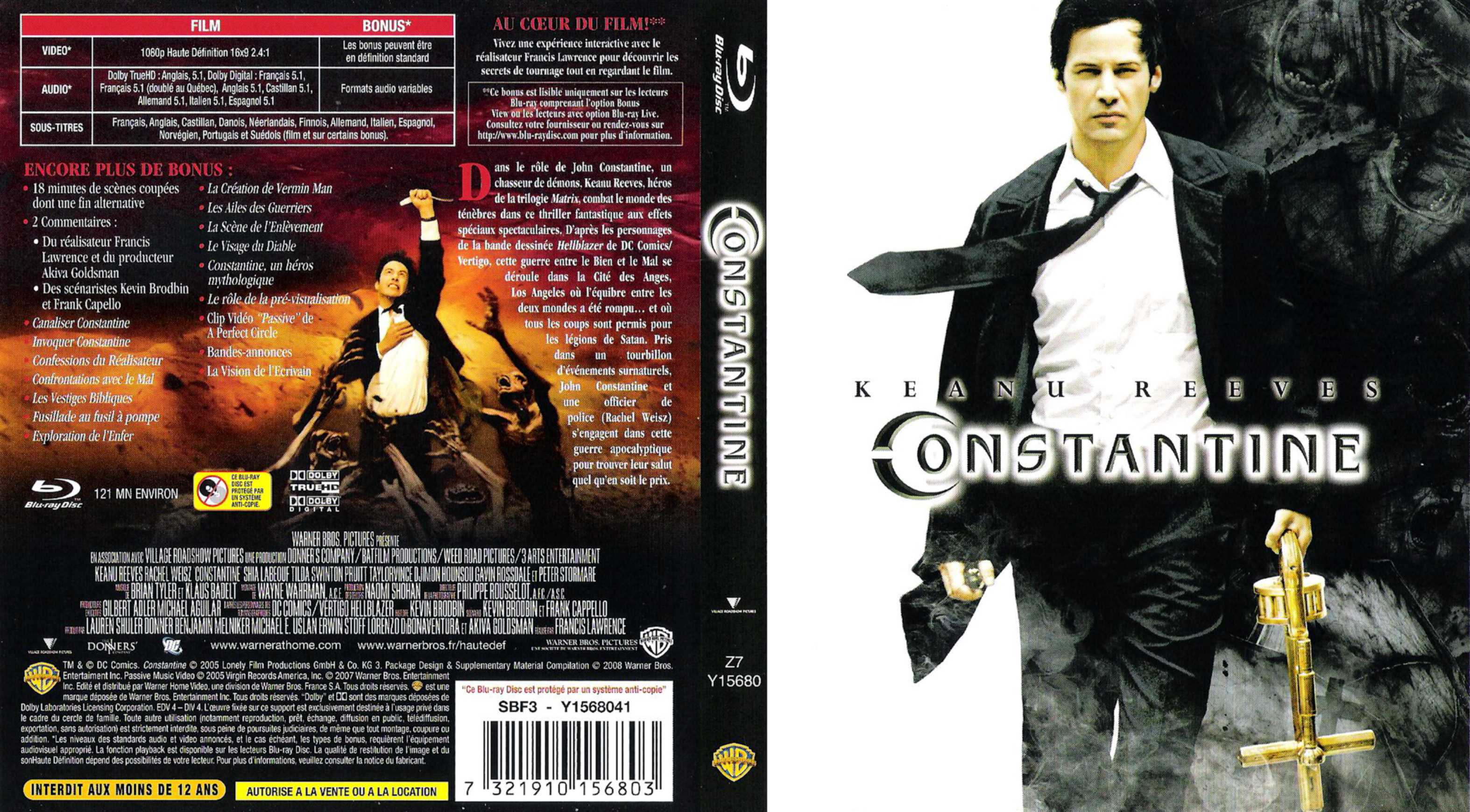 Jaquette DVD Constantine (BLU-RAY)