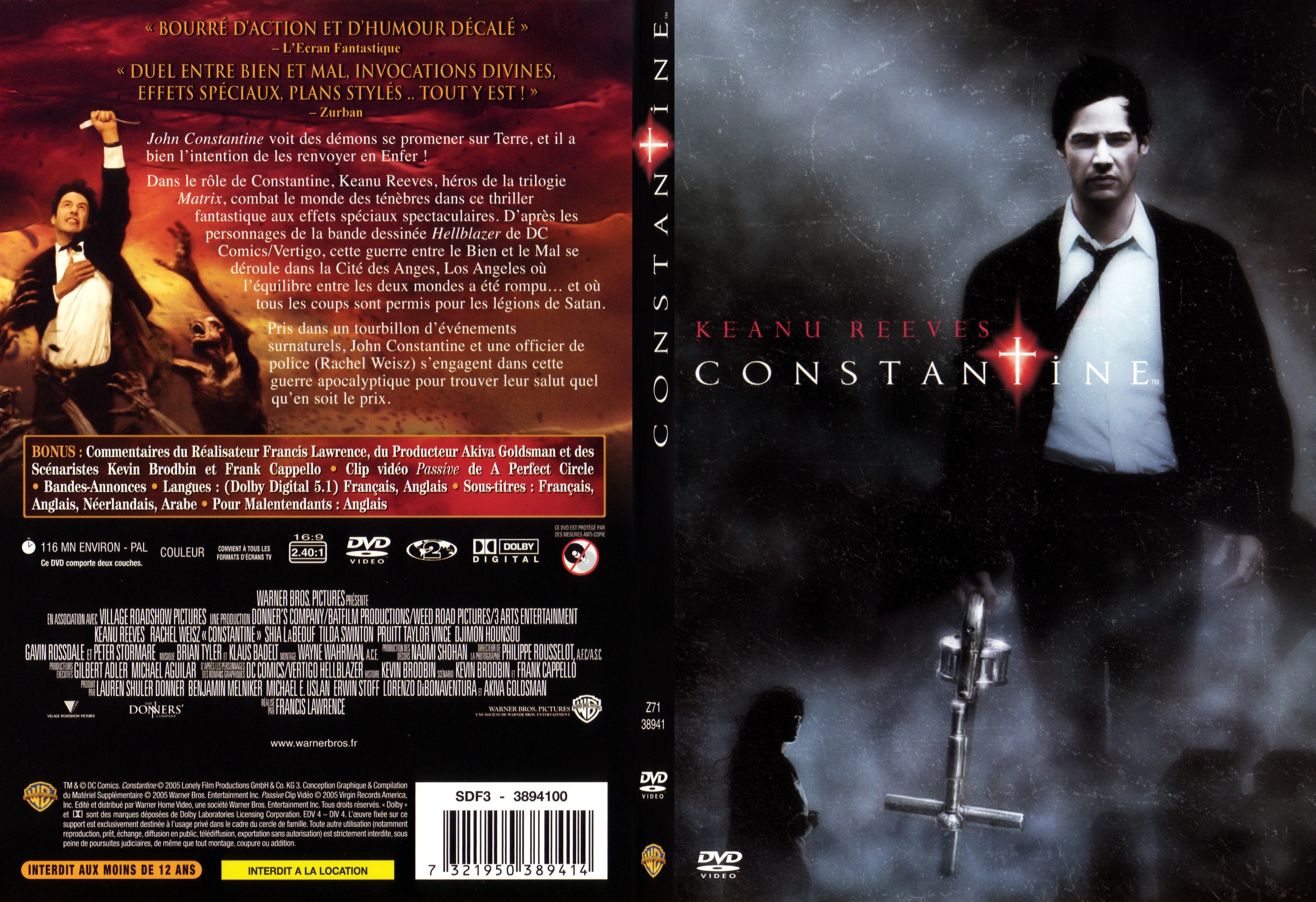 Jaquette DVD Constantine - SLIM