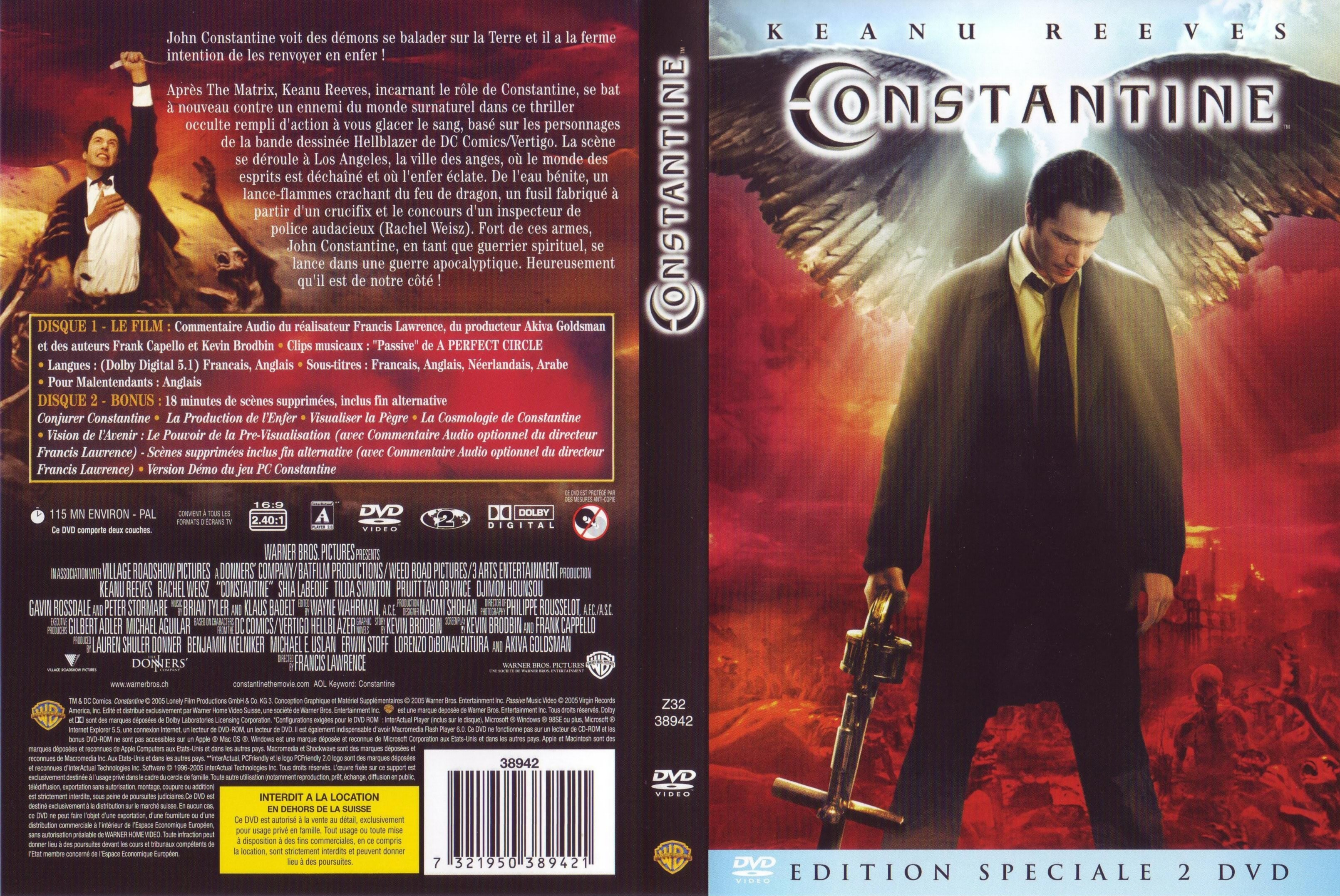 Jaquette DVD Constantine v2