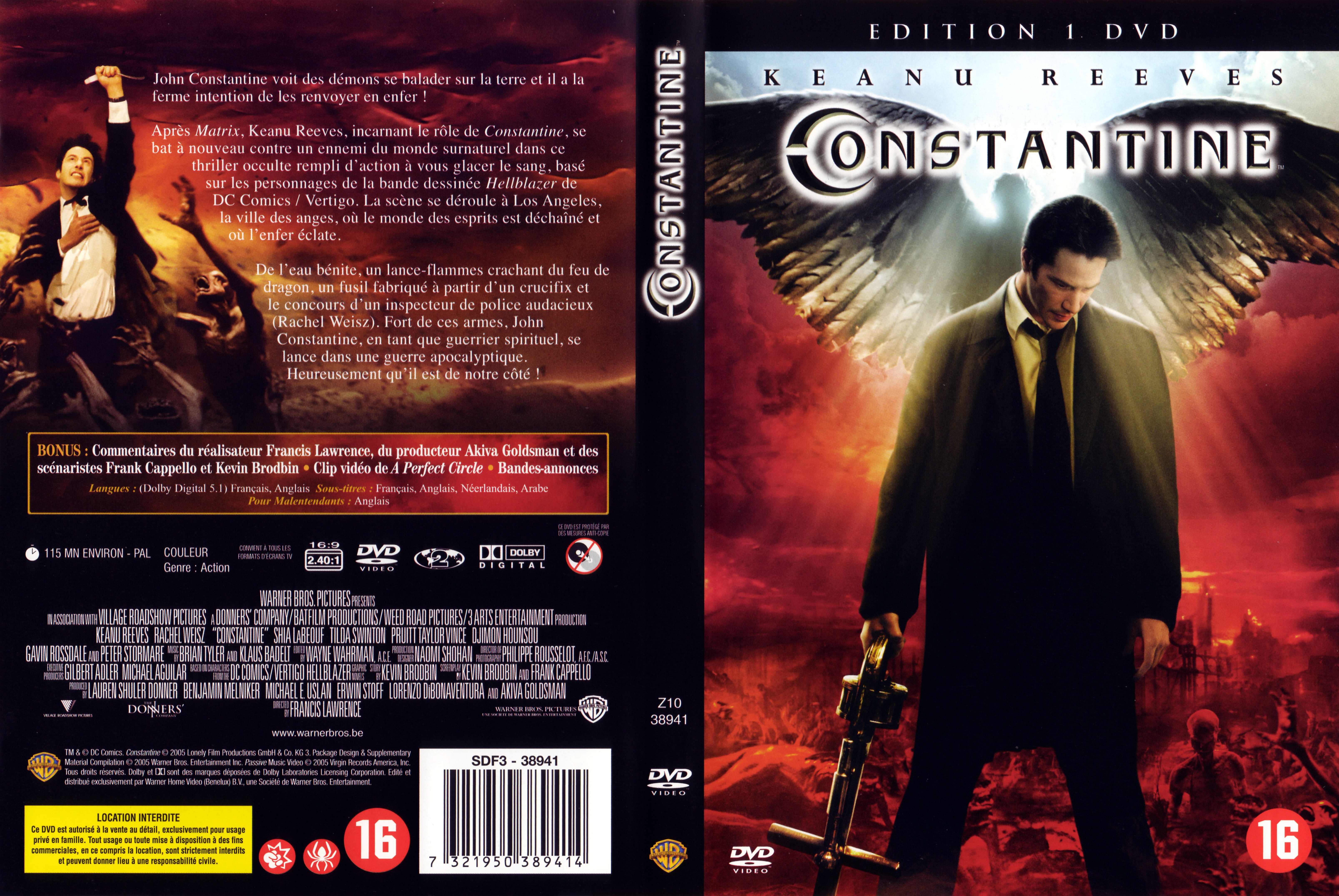 Jaquette DVD Constantine v4