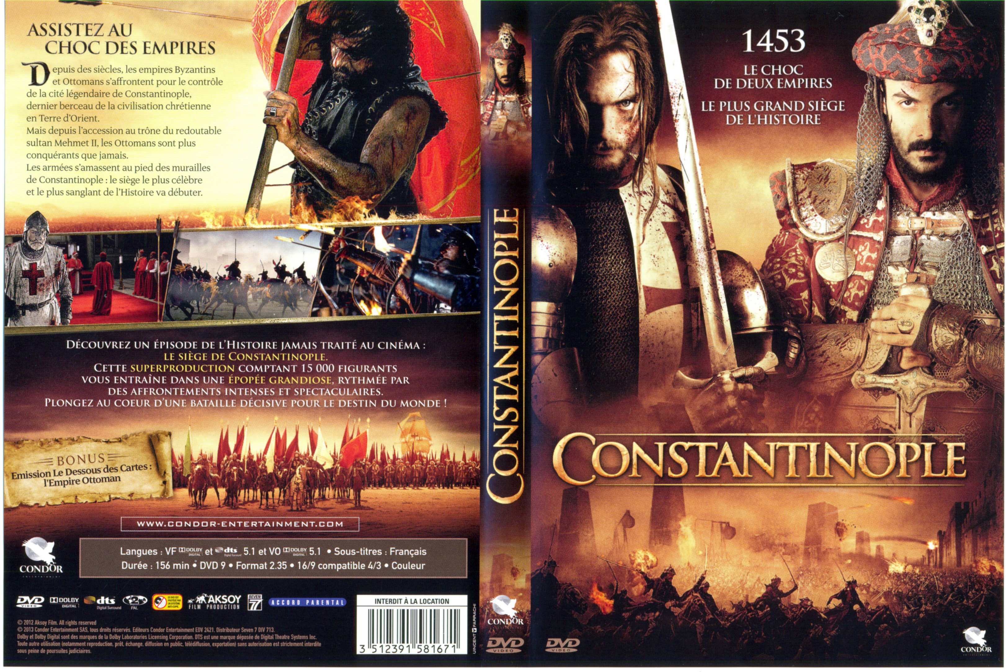 Jaquette DVD Constantinople