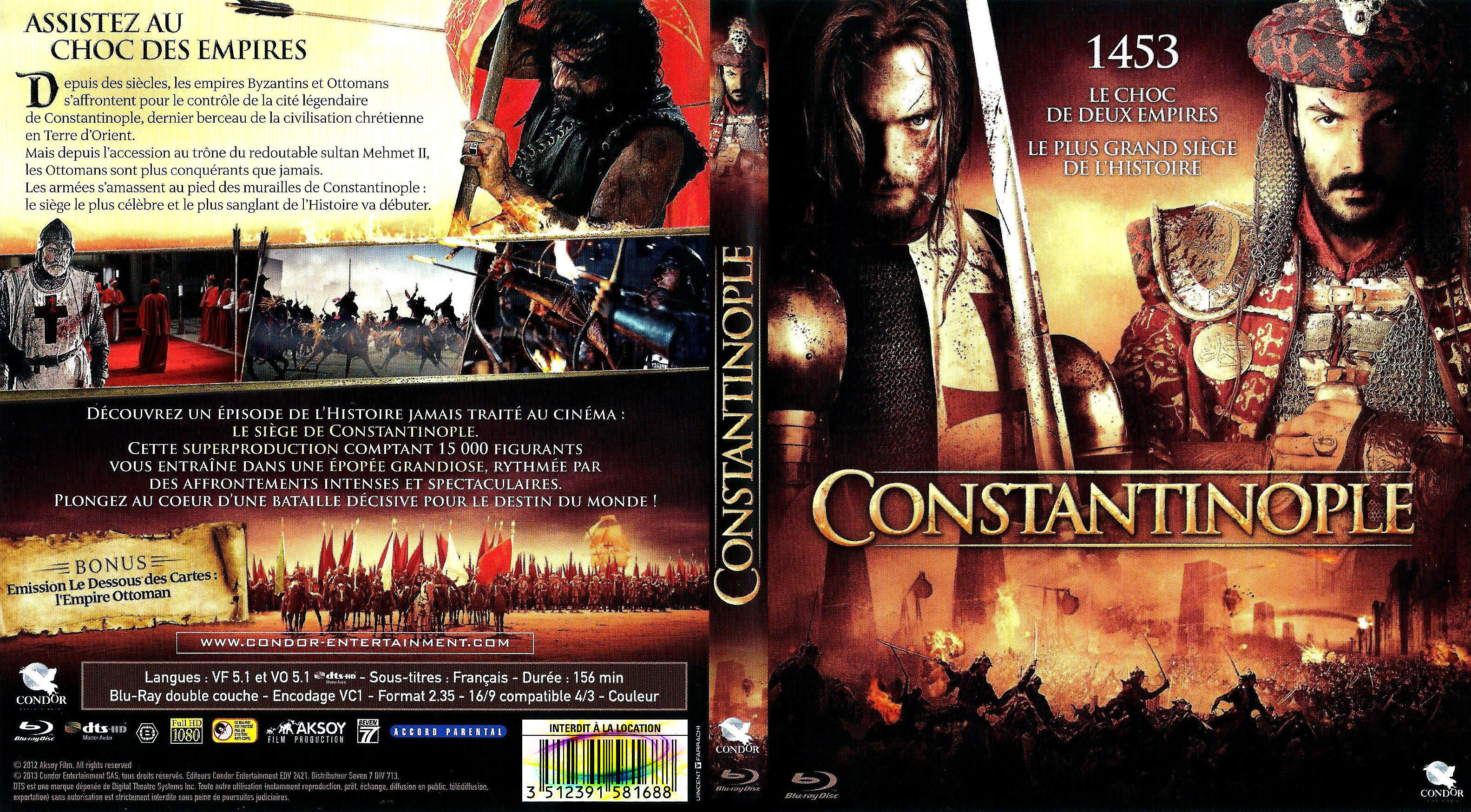 Jaquette DVD Constantinople (BLU-RAY)