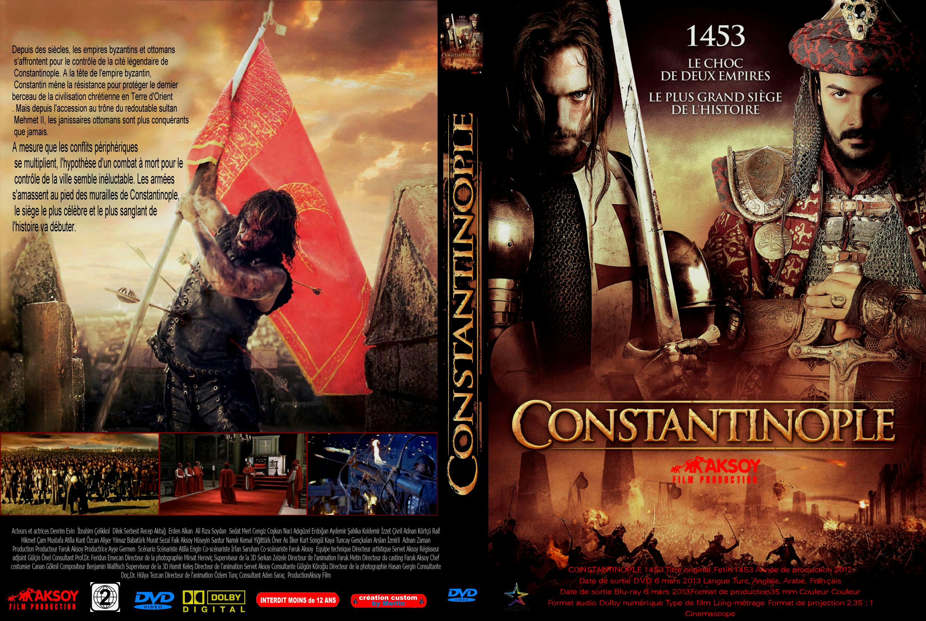 Jaquette DVD Constantinople custom