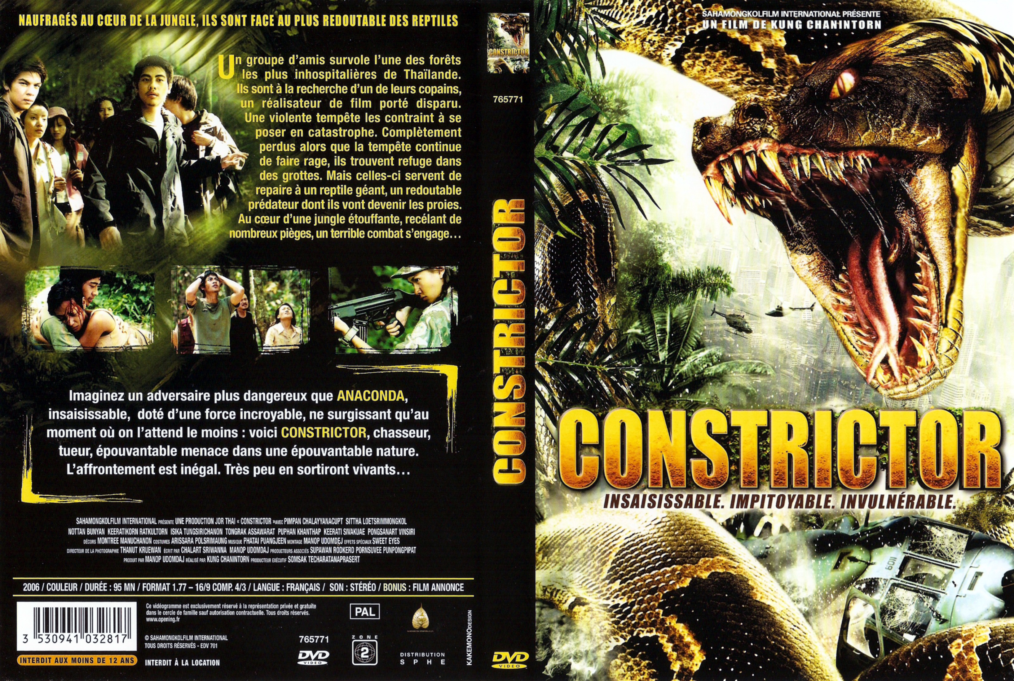 Jaquette DVD Constrictor