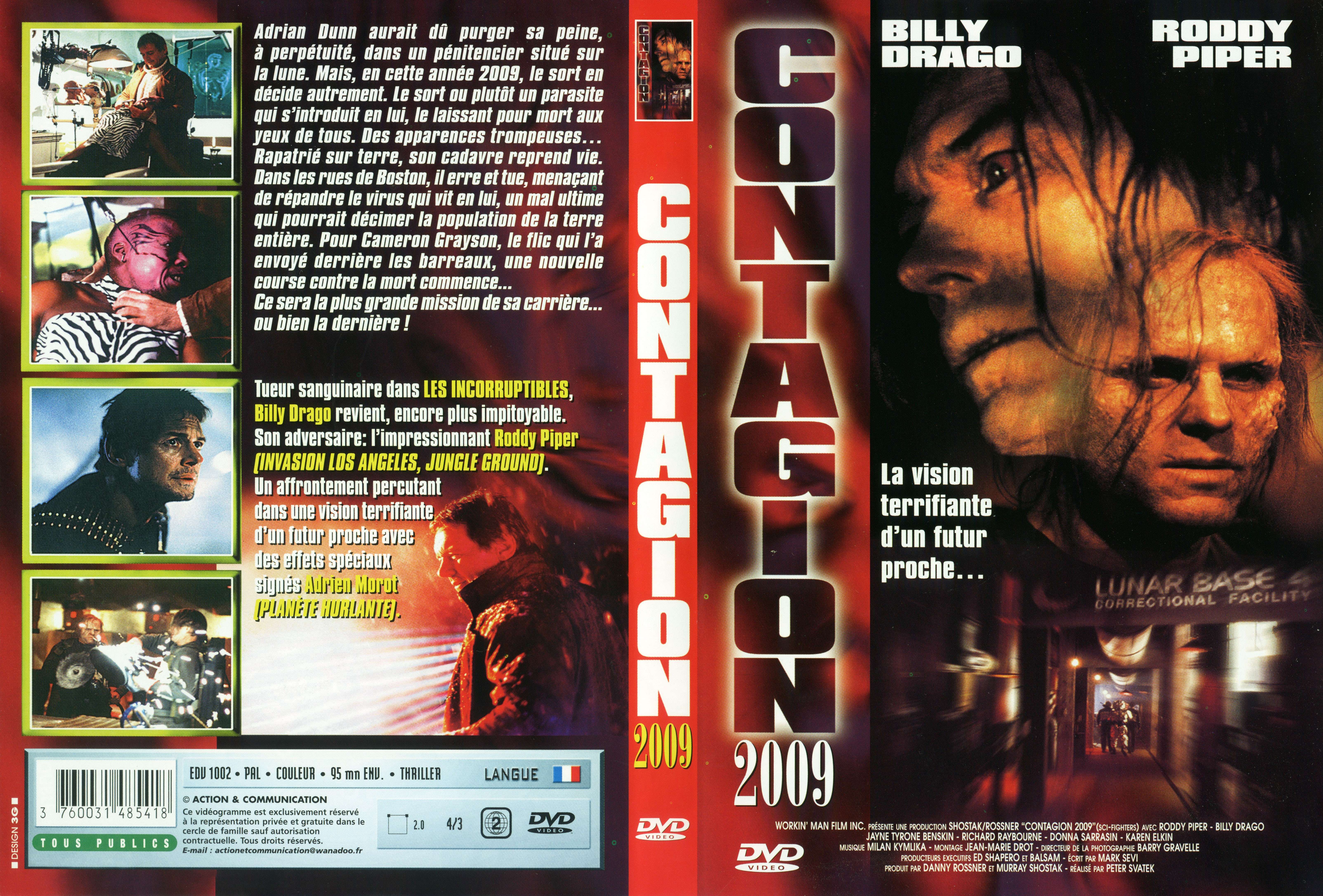 Jaquette DVD Contagion 2009