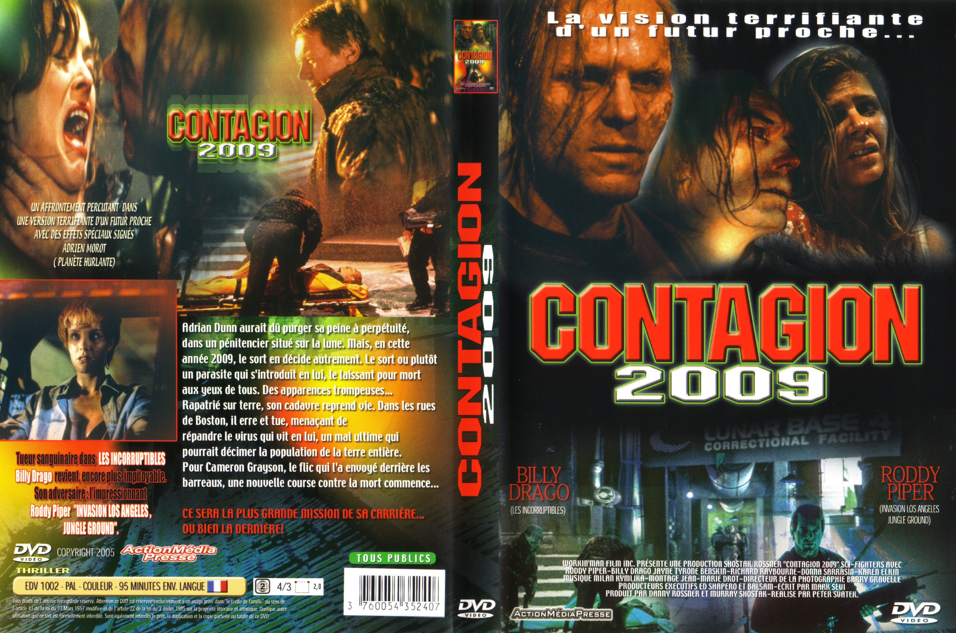 Jaquette DVD Contagion 2009 v2