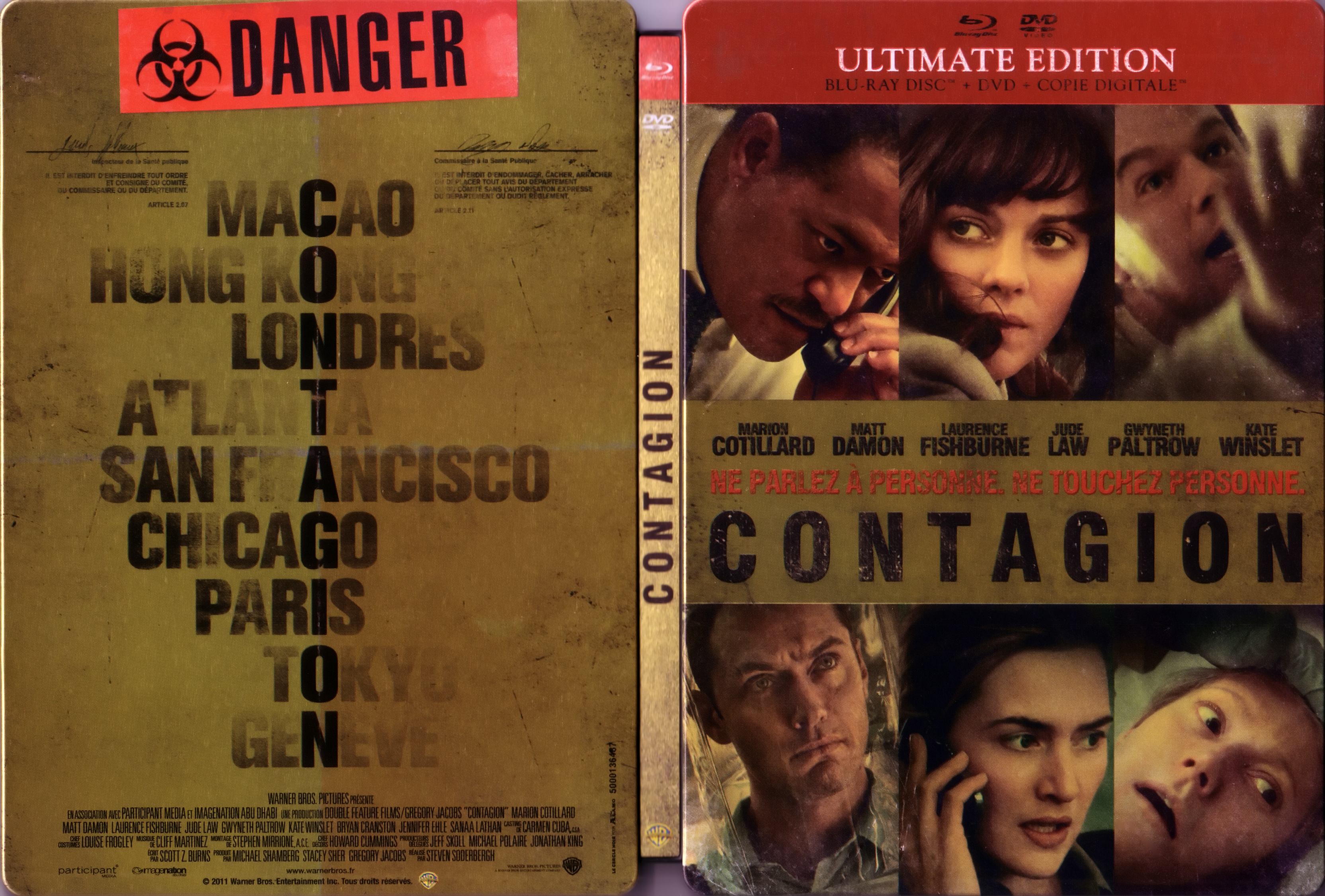 Jaquette DVD Contagion (BLU-RAY)