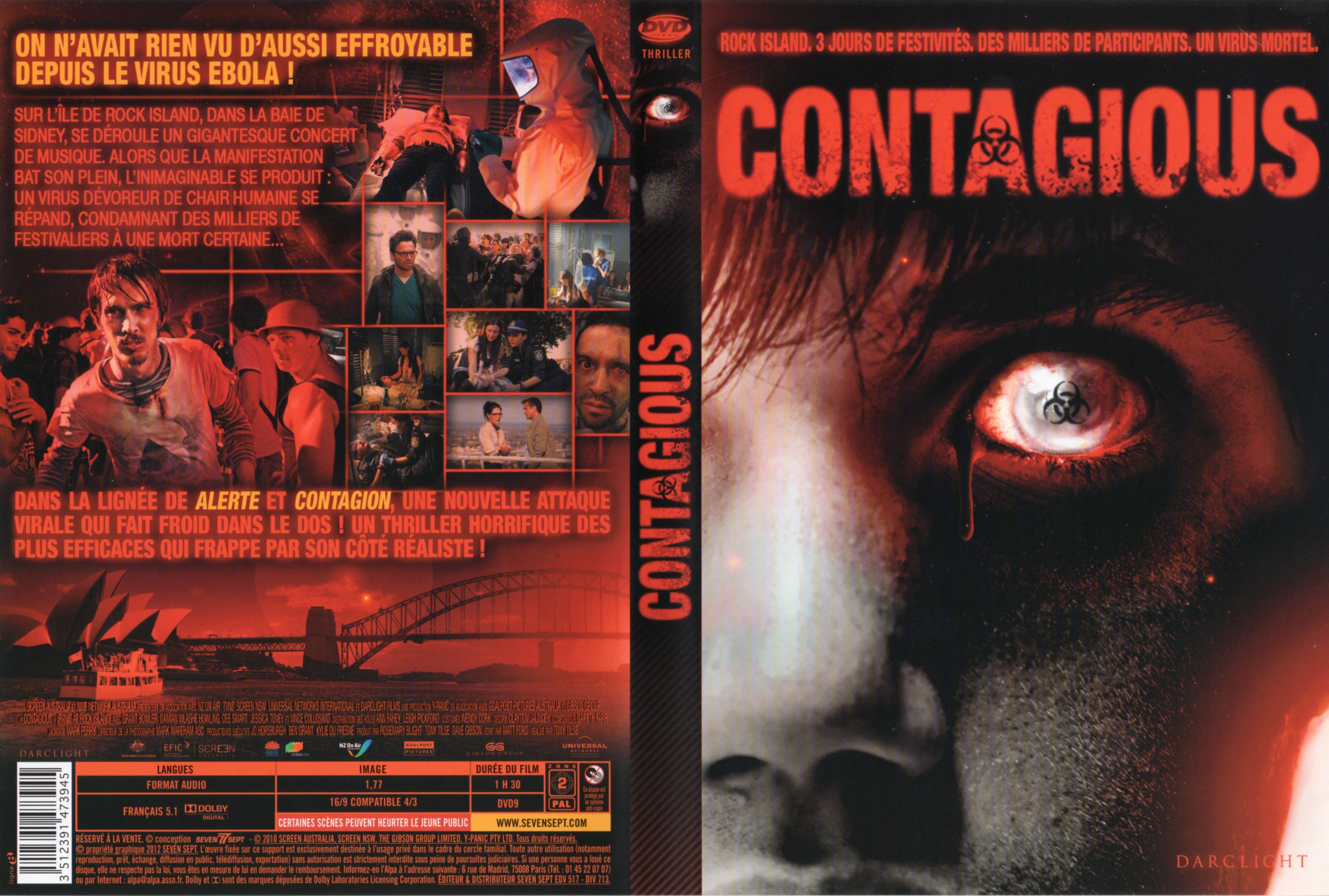 Jaquette DVD Contagious