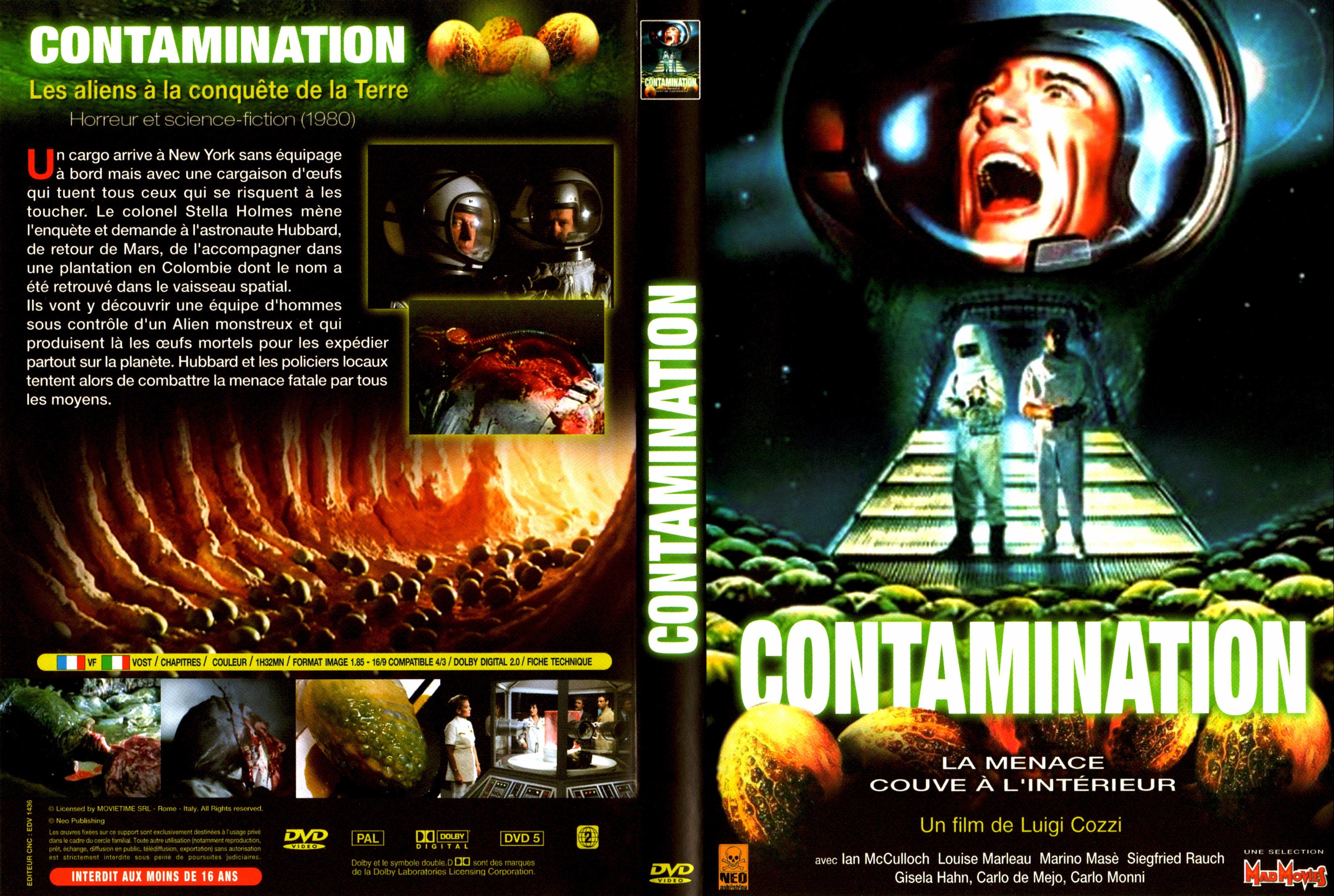 Jaquette DVD Contamination (1980)
