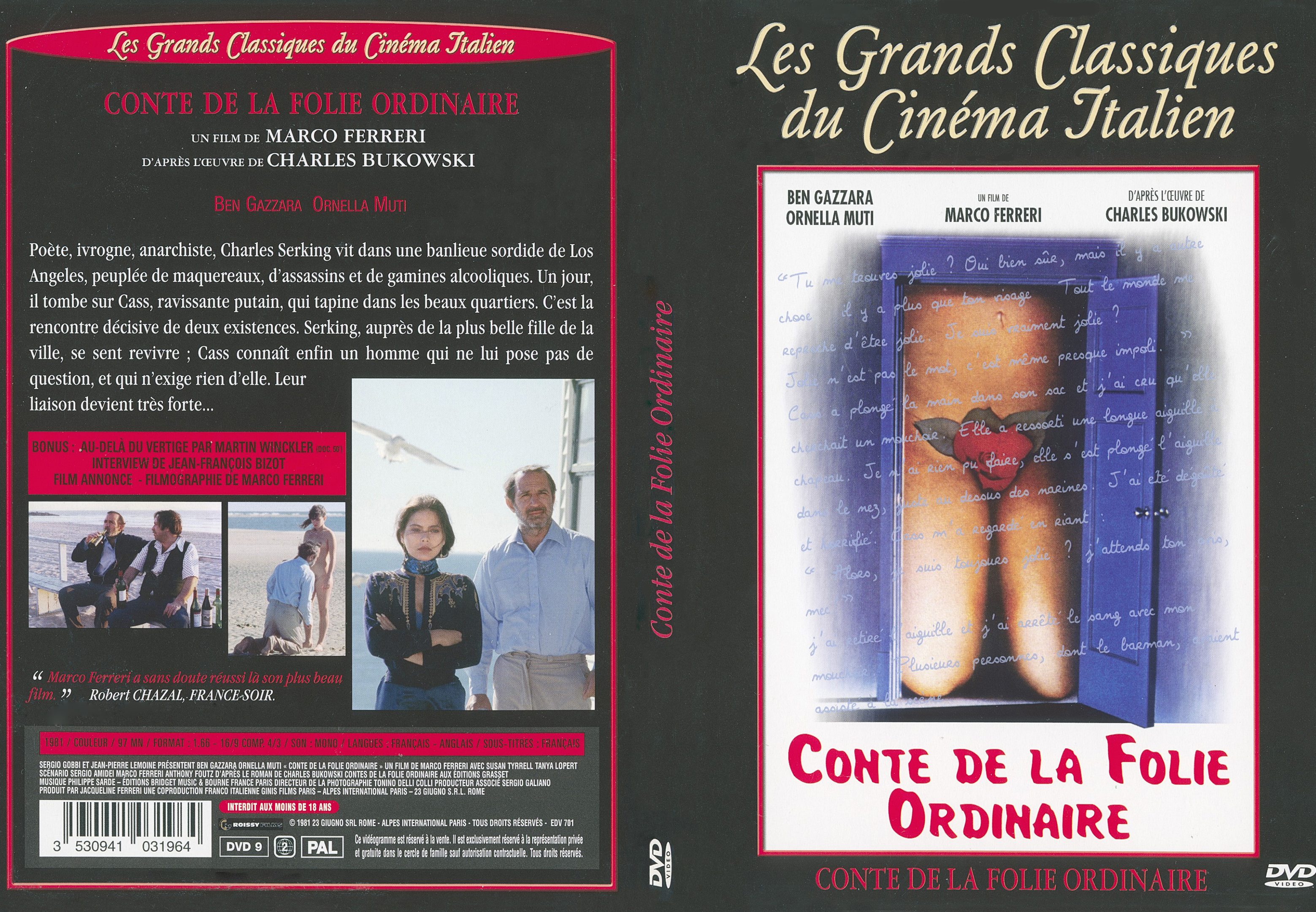 Jaquette DVD Conte de la folie ordinaire