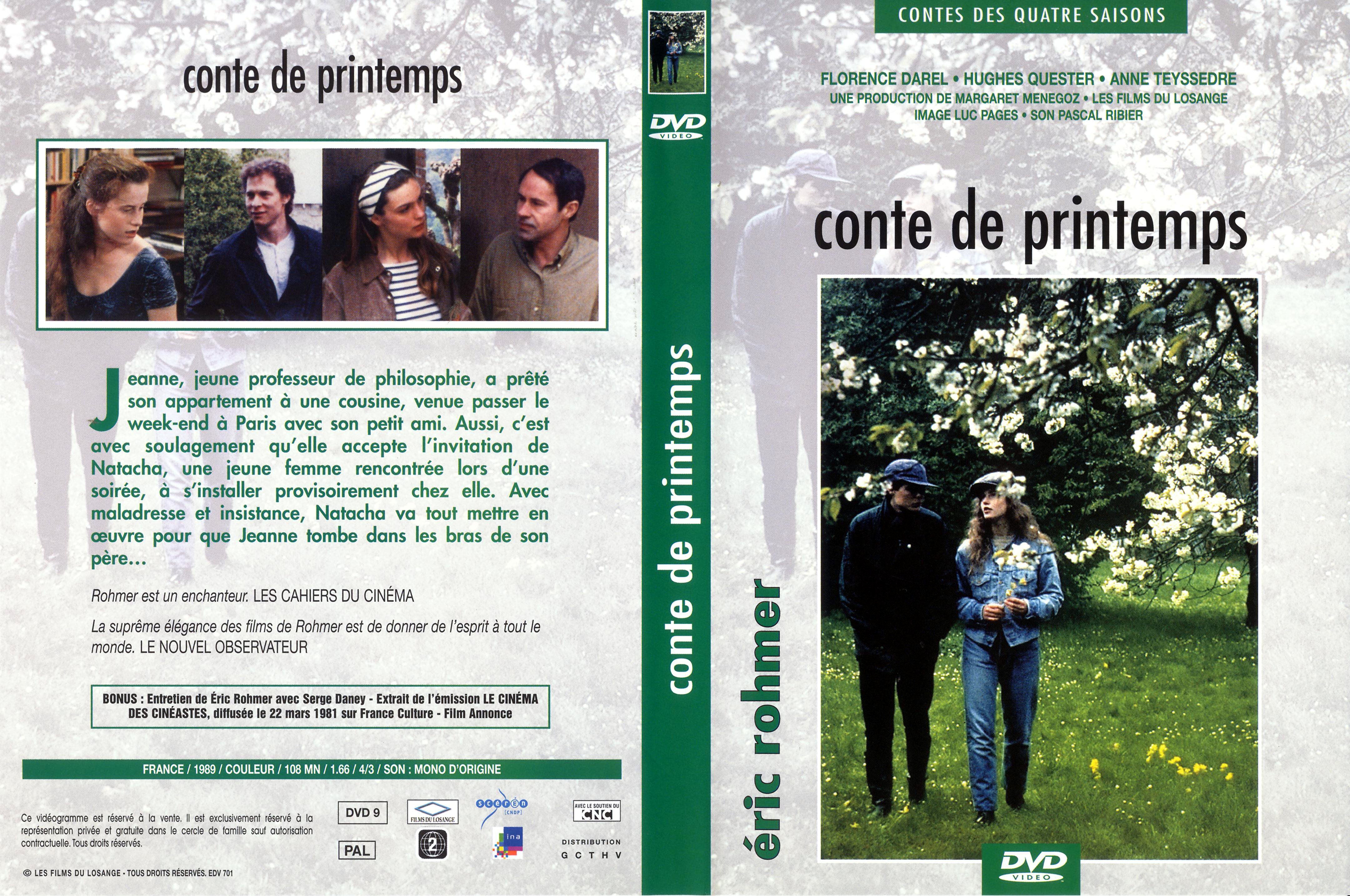 Jaquette DVD Conte de printemps